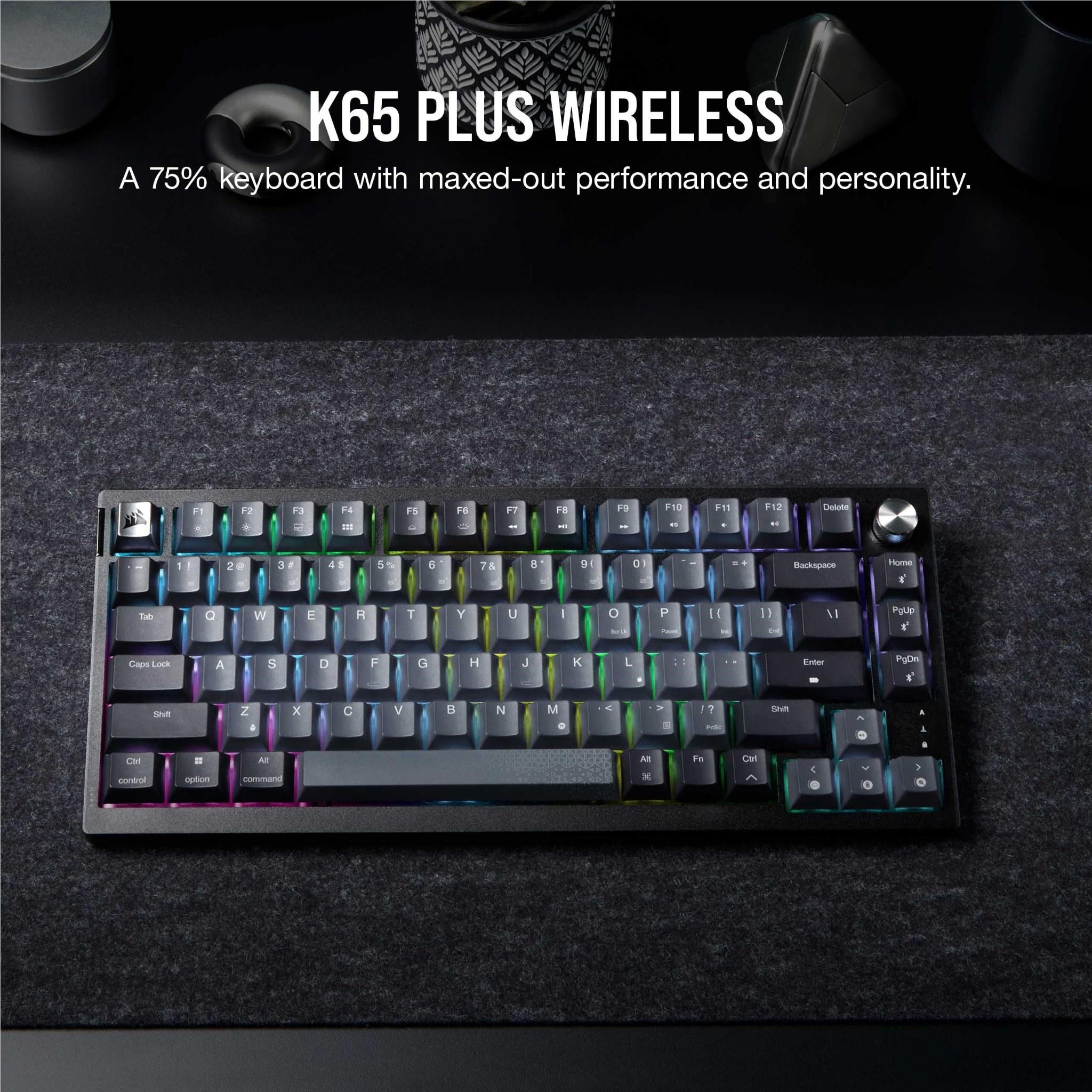 Corsair K65 PLUS WIRELESS 75% RGB Mechanical Gaming Keyboard