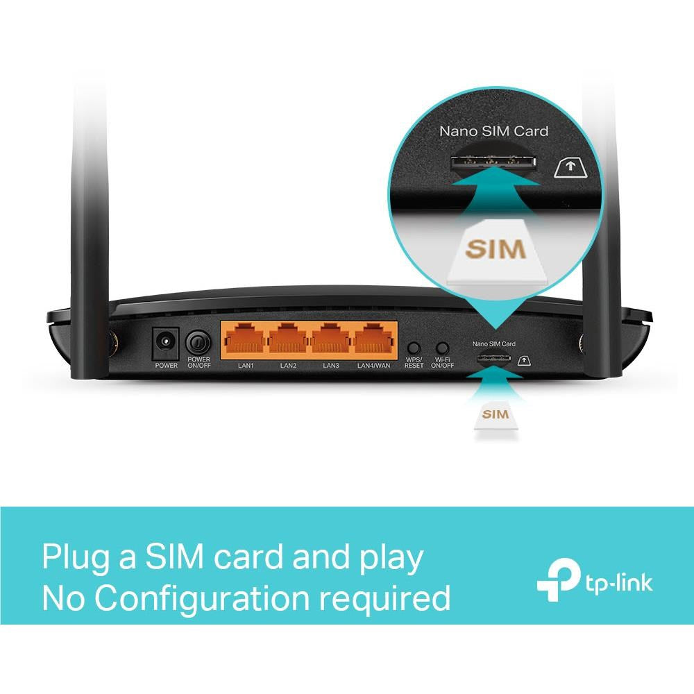 TP-Link Archer MR500 Wireless 4G+ Cat6 AC1200 Dual Band Gigabit Router