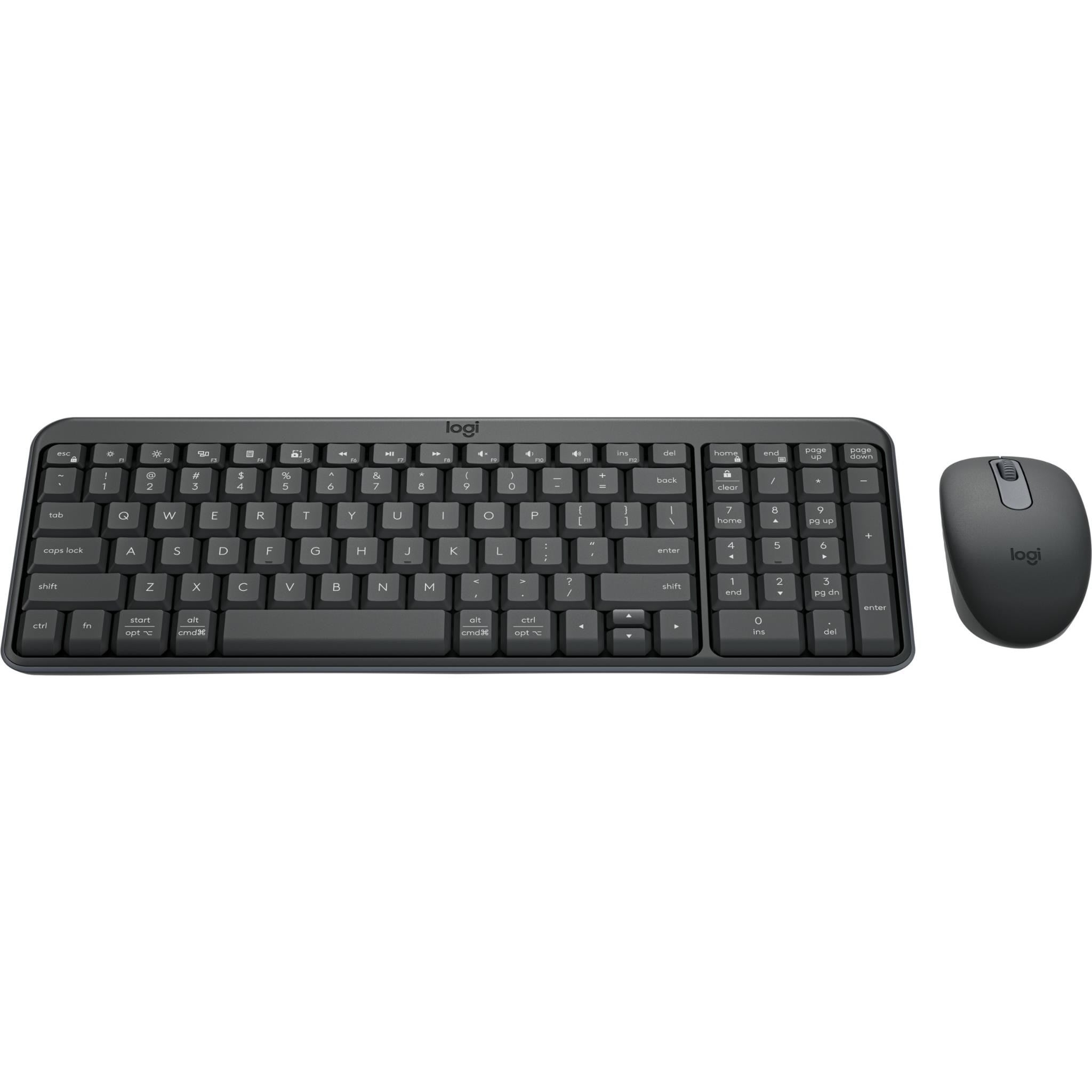Logitech MK250 Bluetooth Keyboard and Mouse Combo (Graphite)