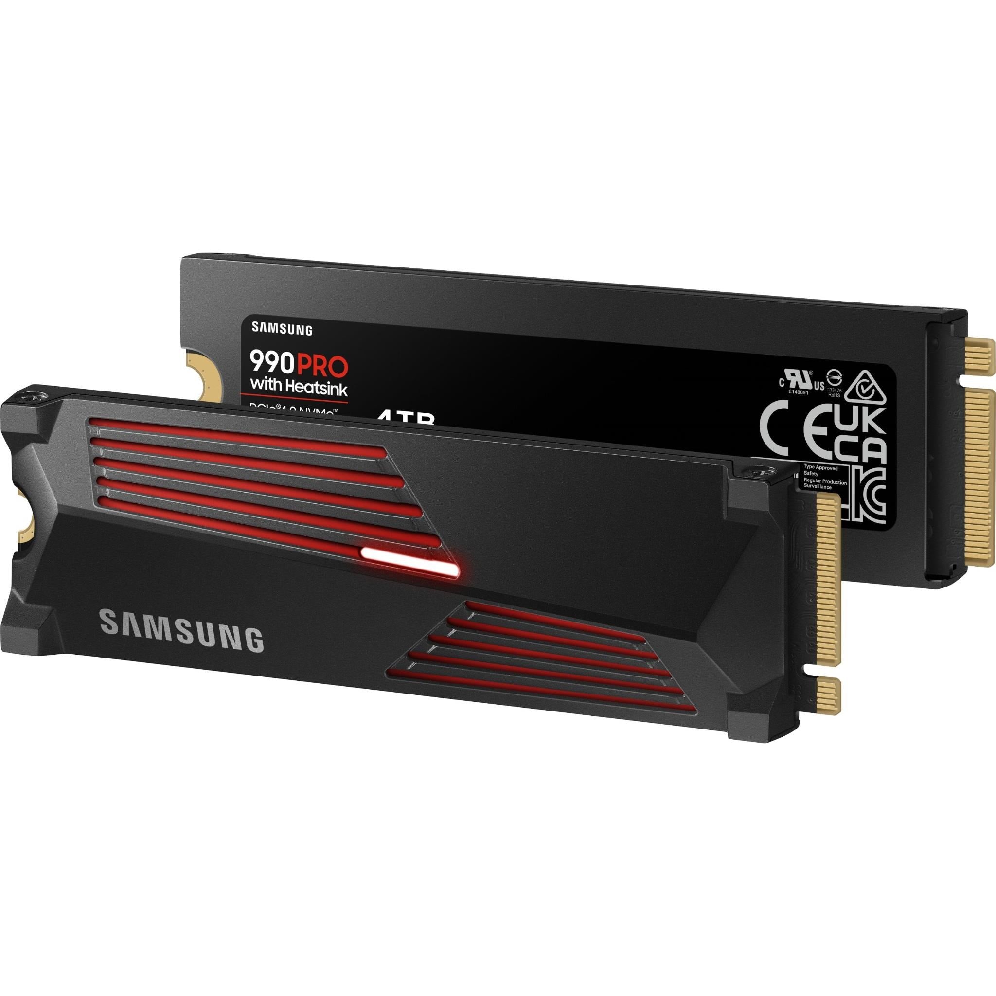Samsung 990 PRO 4TB NVME SSD HEATSINK for PS5