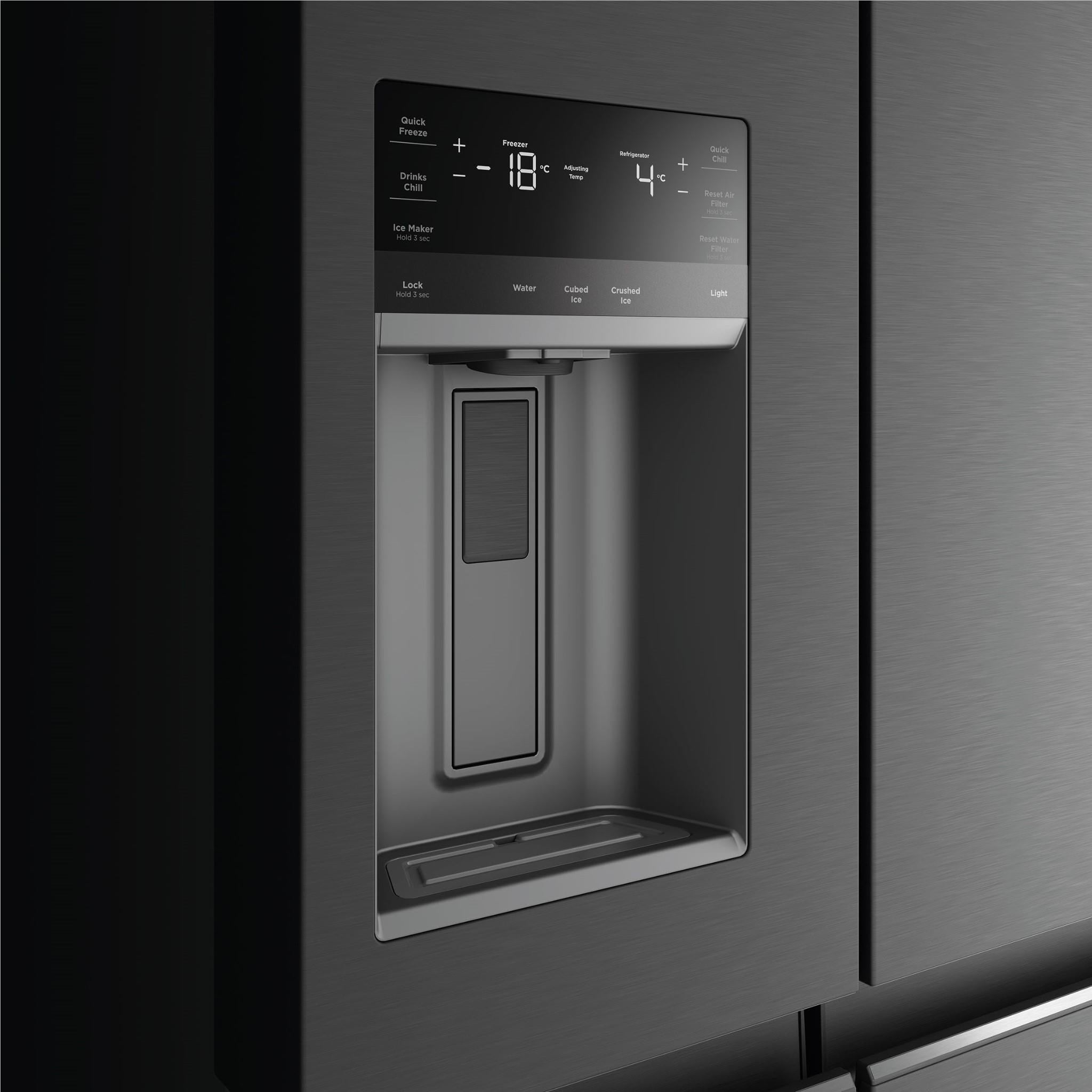 Westinghouse WQE6170BB 609L Quad Door Fridge (Matte Black)