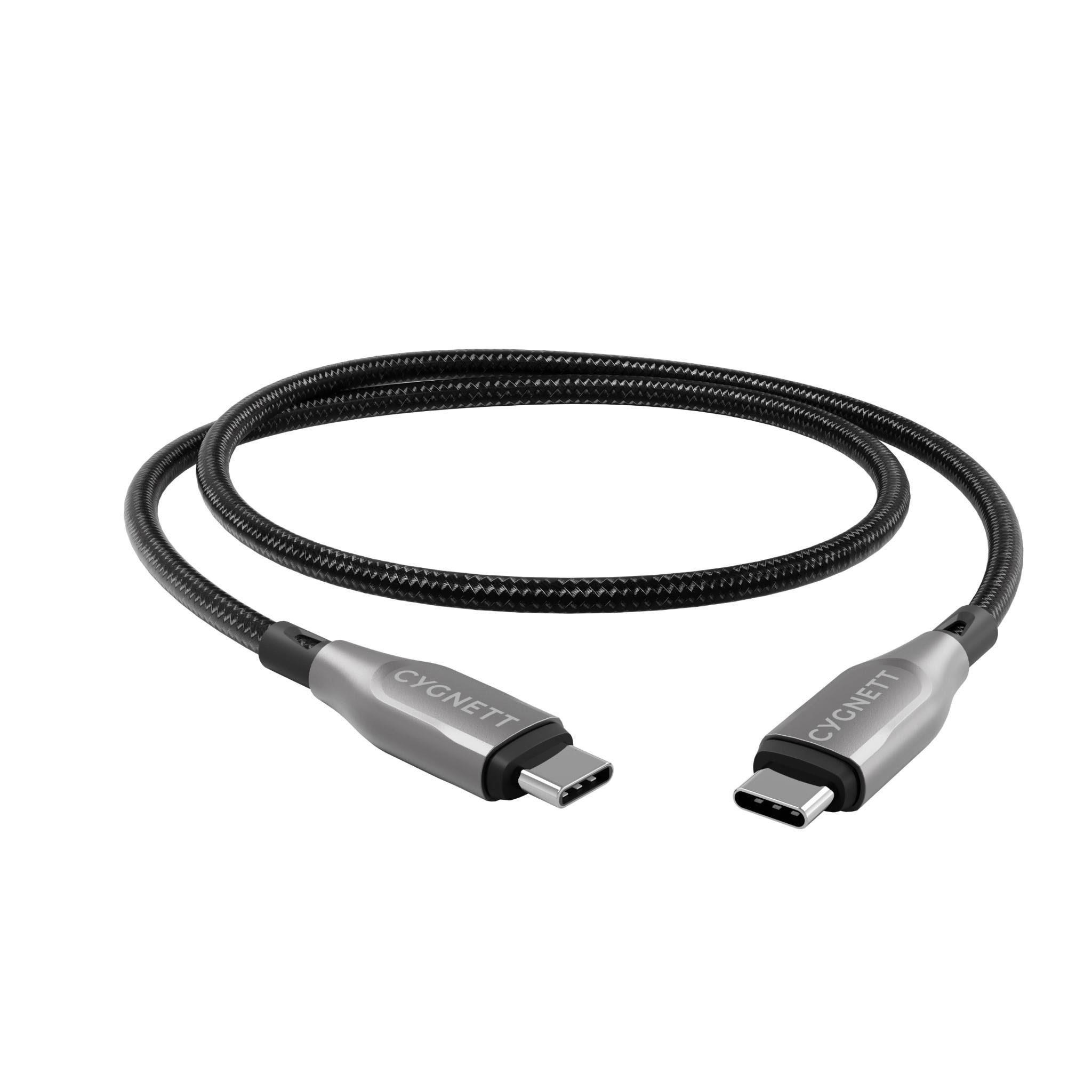 Cygnett Armoured USB-C to USB-C Cable 1M (Black)