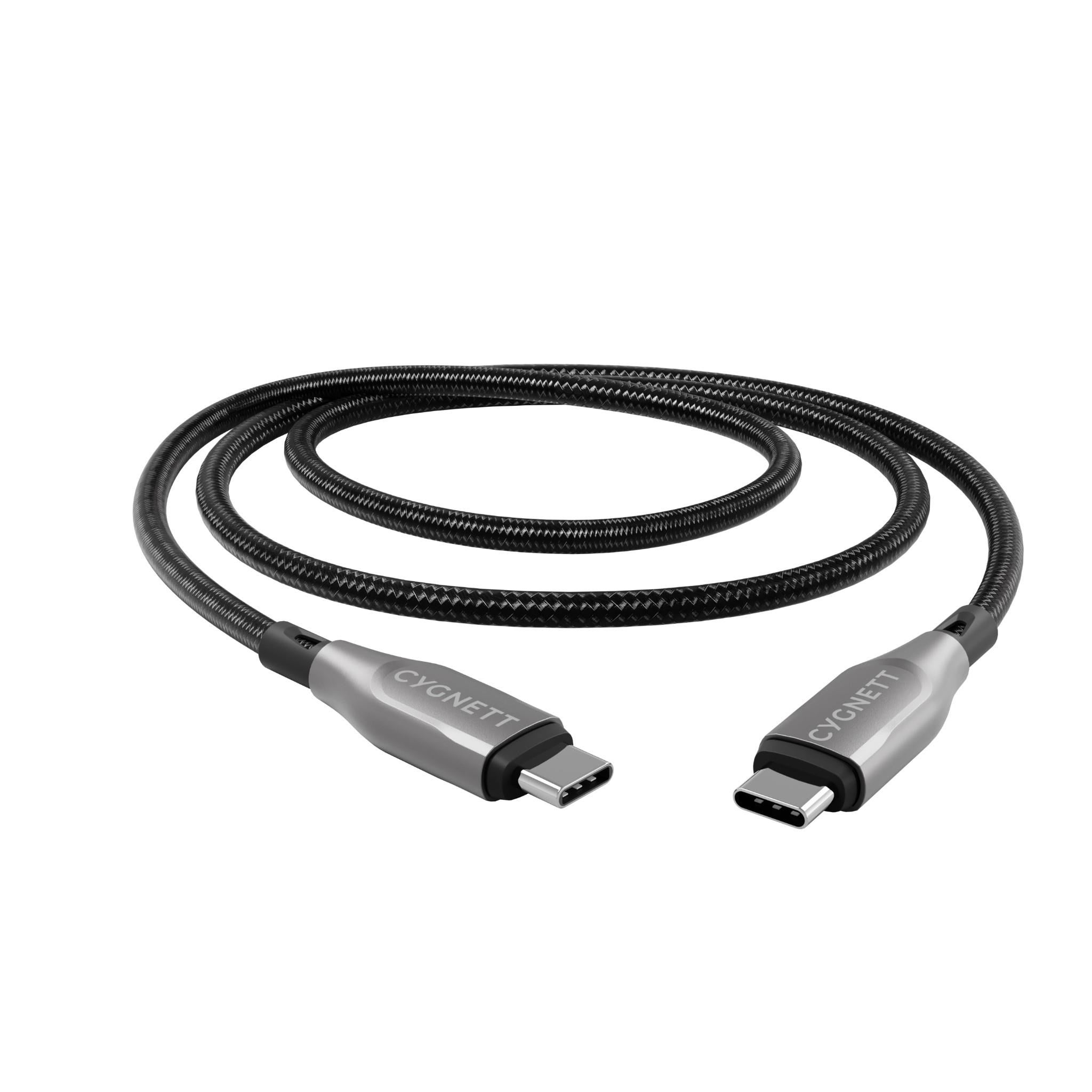 Cygnett Armoured USB-C to USB-C Cable 2M (Black)