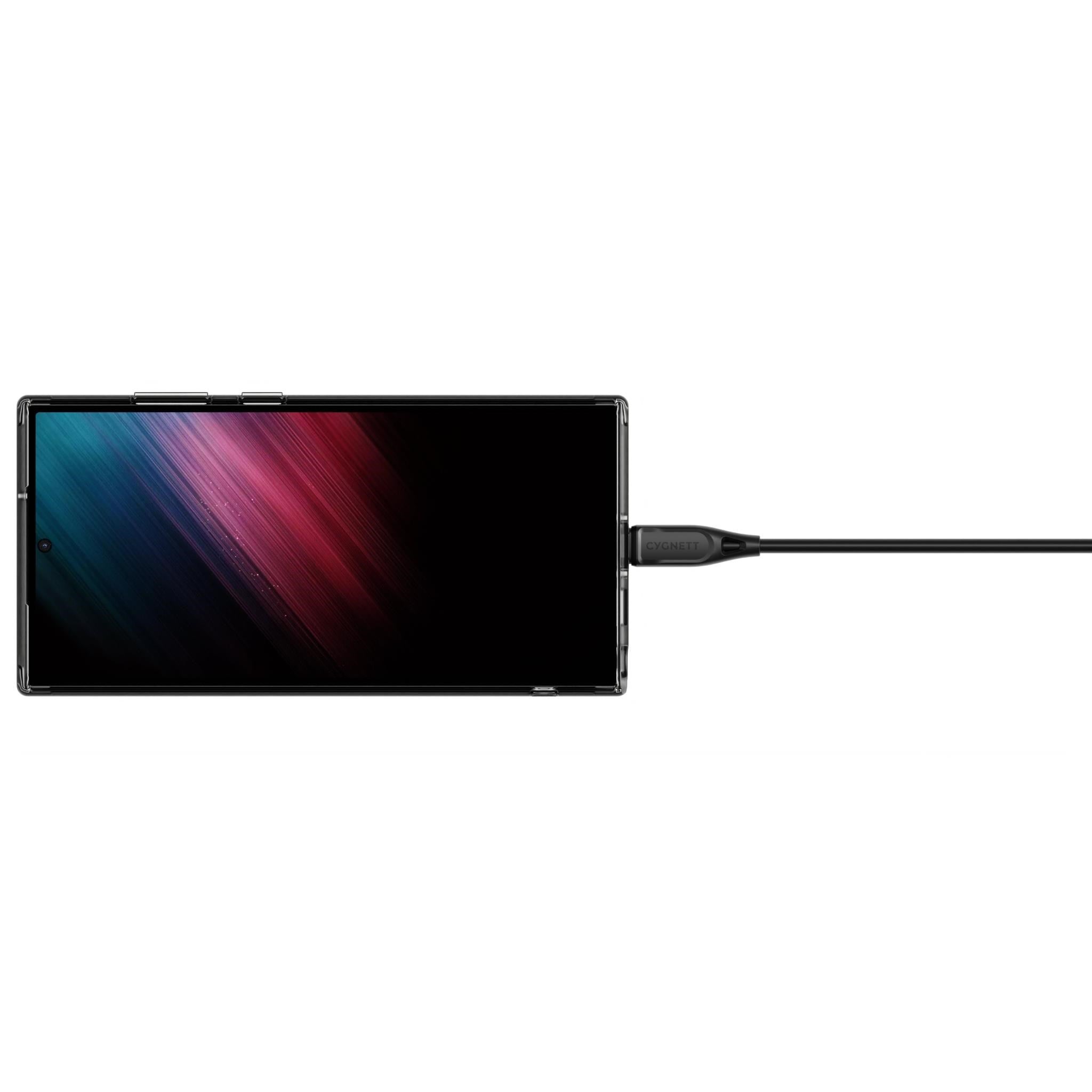 Cygnett Charge & Connect USB-C to USB-C 2.0 Cable V2 1.2m (Black)