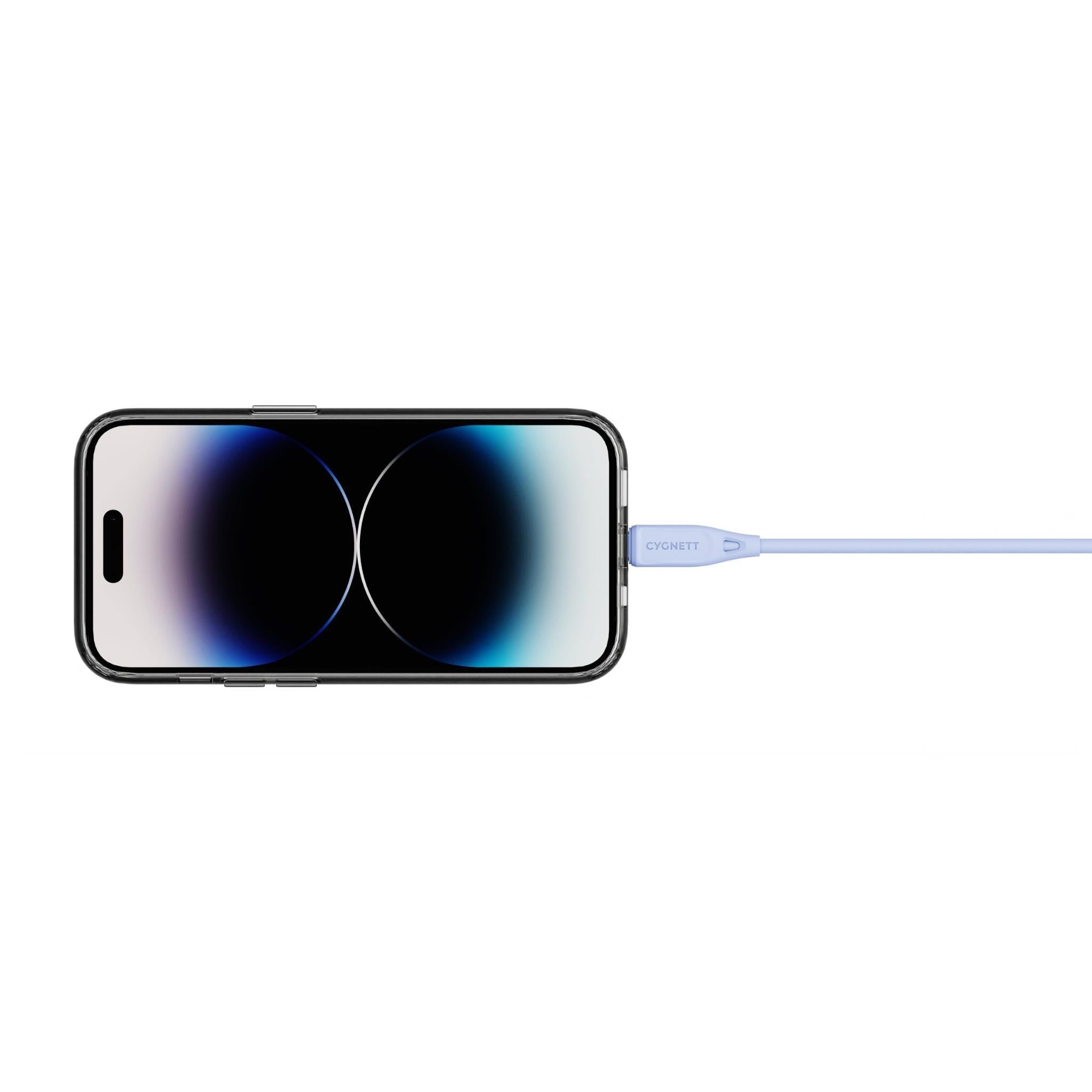 Cygnett Charge & Connect Lightning to USB-A Cable V2 1.2m (Blue)