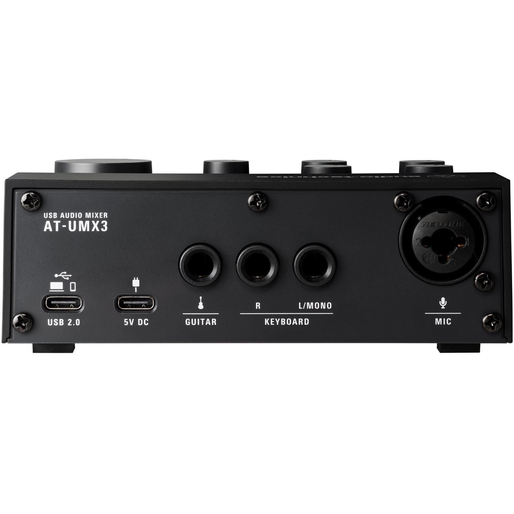 Audio-Technica UMX3 USB Audio Mixer for Live Streaming