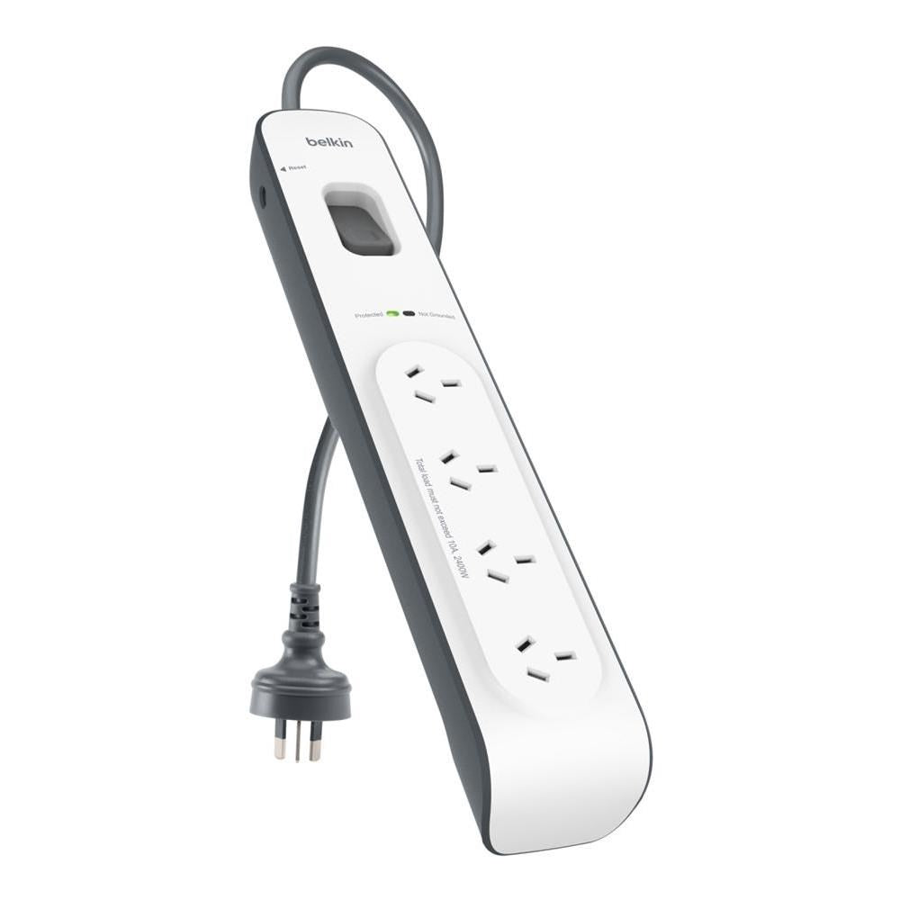 Belkin 4-outlet Surge Protection Strip with 2M Power Cord