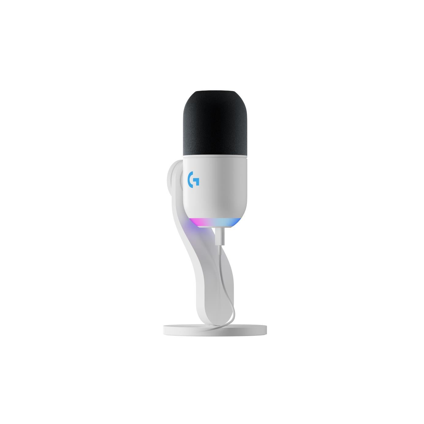 Logitech G Yeti GX Dynamic RGB Gaming Mic with LIGHTSYNC (White)