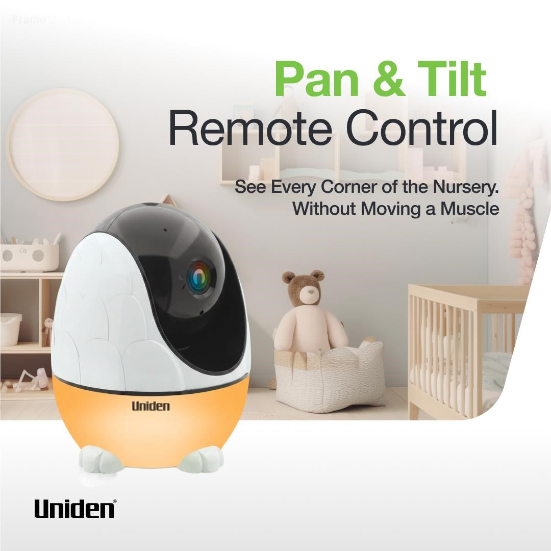 Uniden BW3531 4.3' Baby Monito With Pan & Tilt Camera