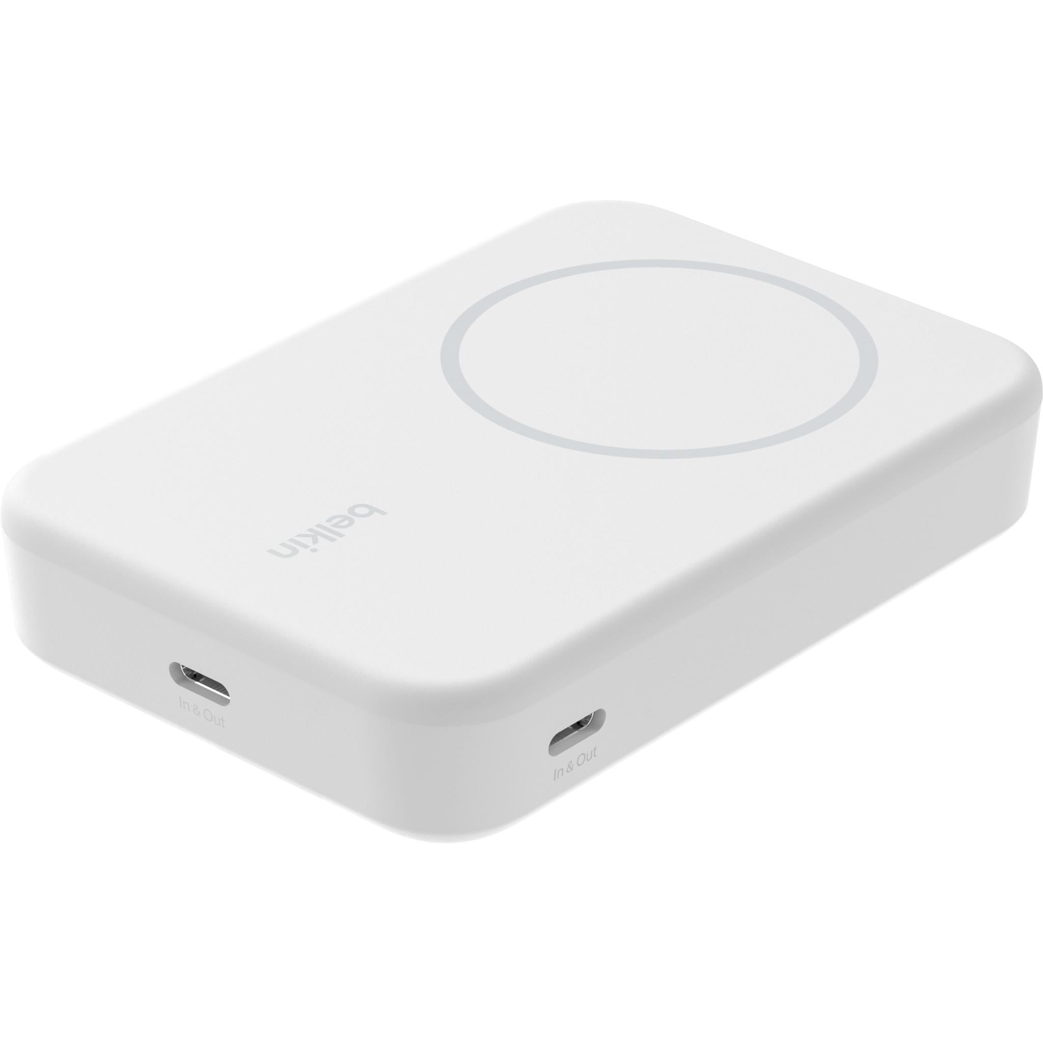 Belkin BoostCharge Pro Magnetic 10K Qi2 15W Power Bank (White)