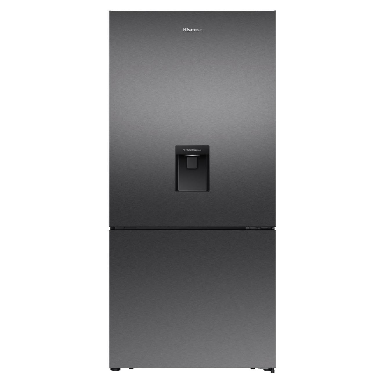 Hisense HRBM500TBW 500L PureFlat Bottom Mount Fridge (Dark Stainless Steel)