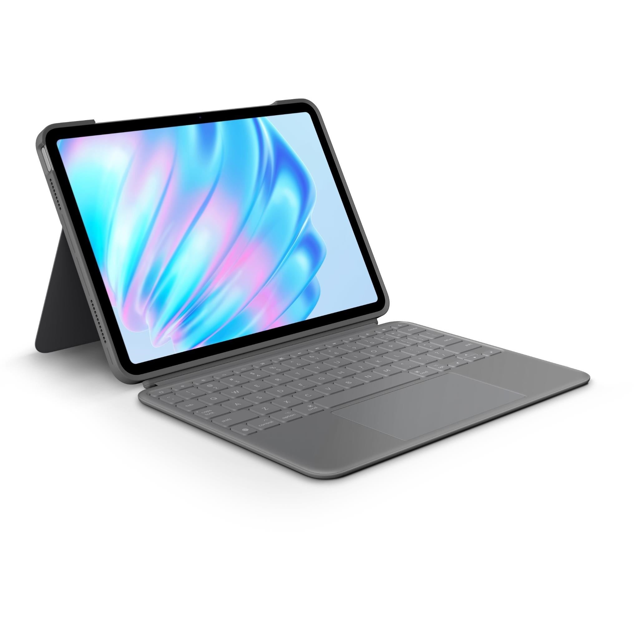 Logitech Combo Touch Keyboard Case for iPad Air 11' M4/M3/M2/5th/4th Gen (Oxford Grey)