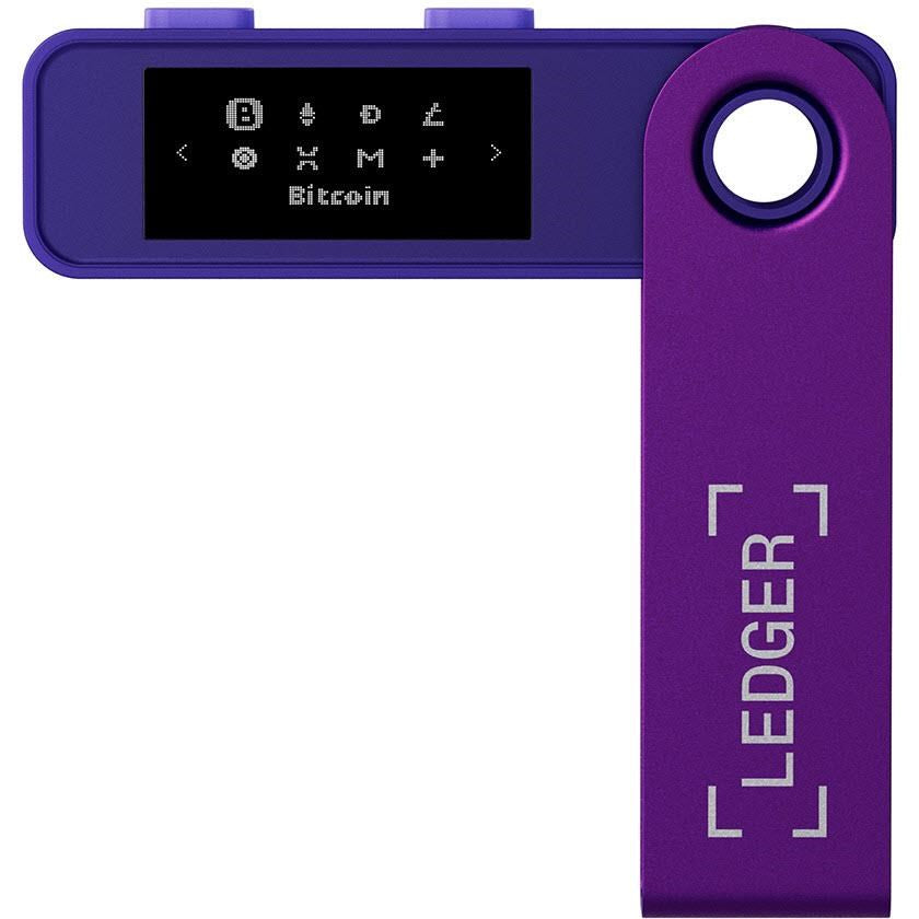 Ledger Nano S Plus Crypto Hardware Wallet (Amethyst Purple)