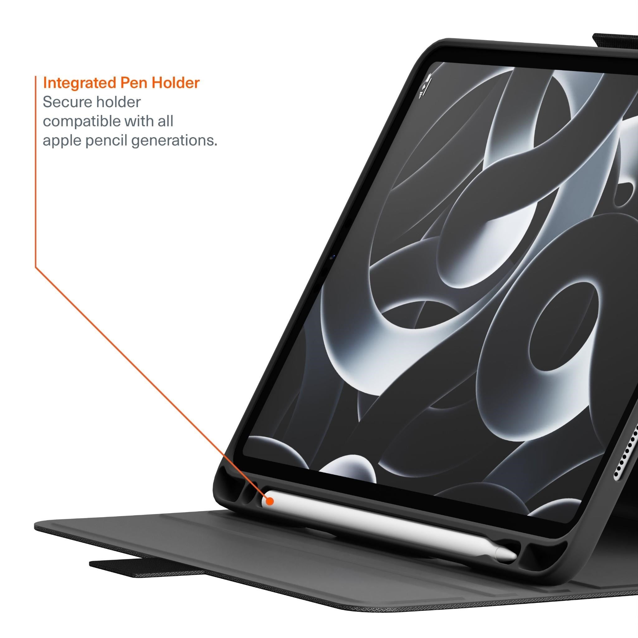 Cygnett Tekview Protective Case for iPad Air 13' M4/M3/M2 & iPad Pro 12.9'/13' (Black)