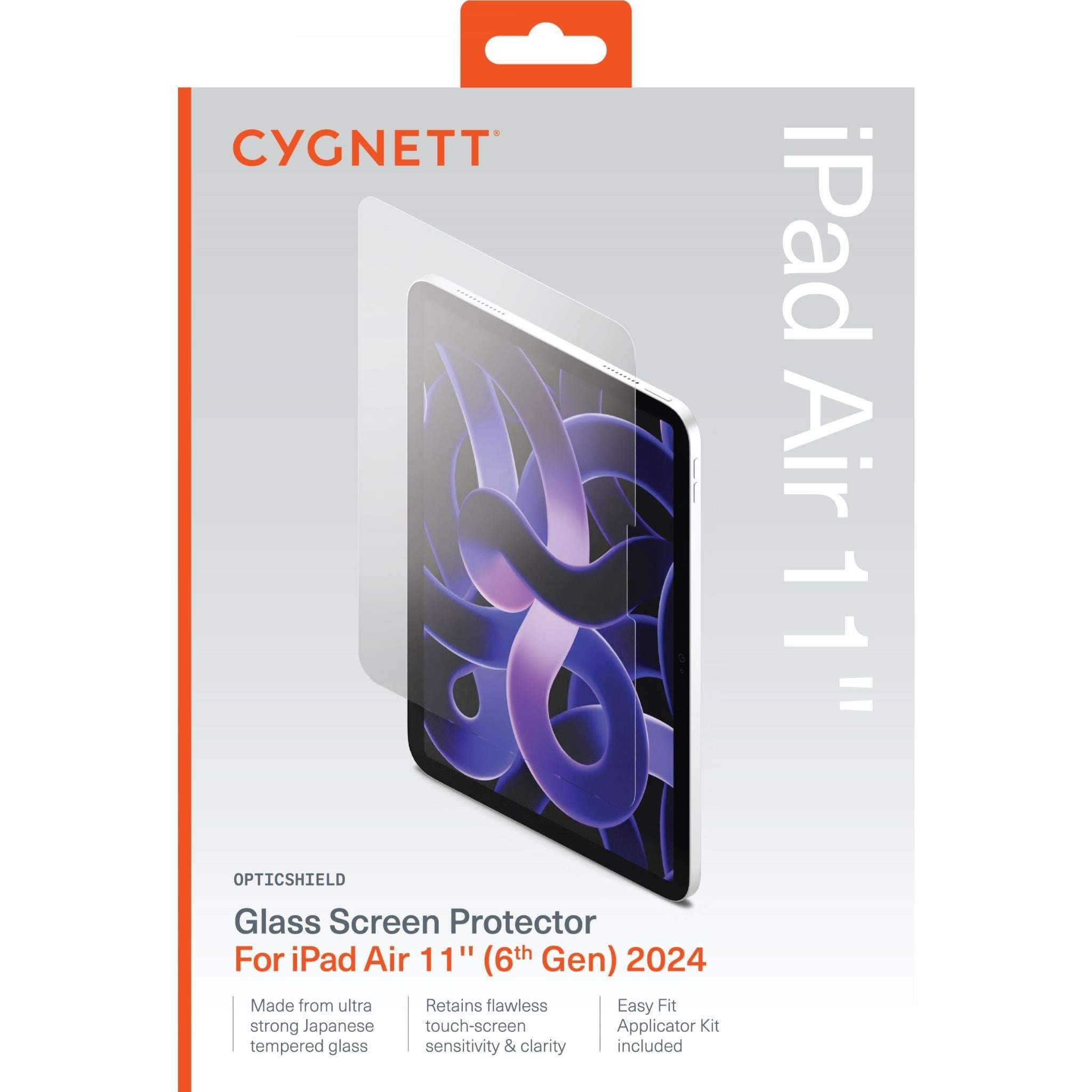 Cygnett OpticShield Glass Screen Protector for iPad Air 11' M4/M3/M2