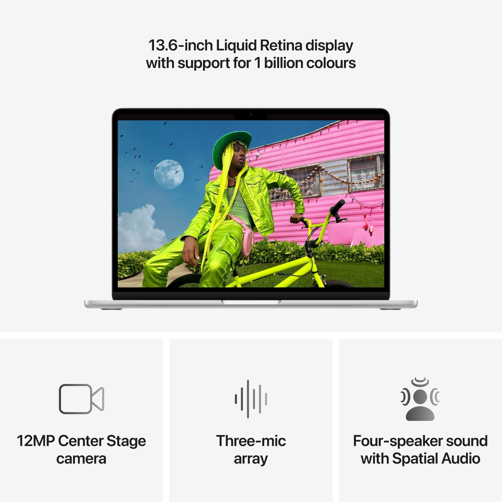 Apple MacBook Air 13-inch with M5 Chip, 1TB/16GB (Silver)