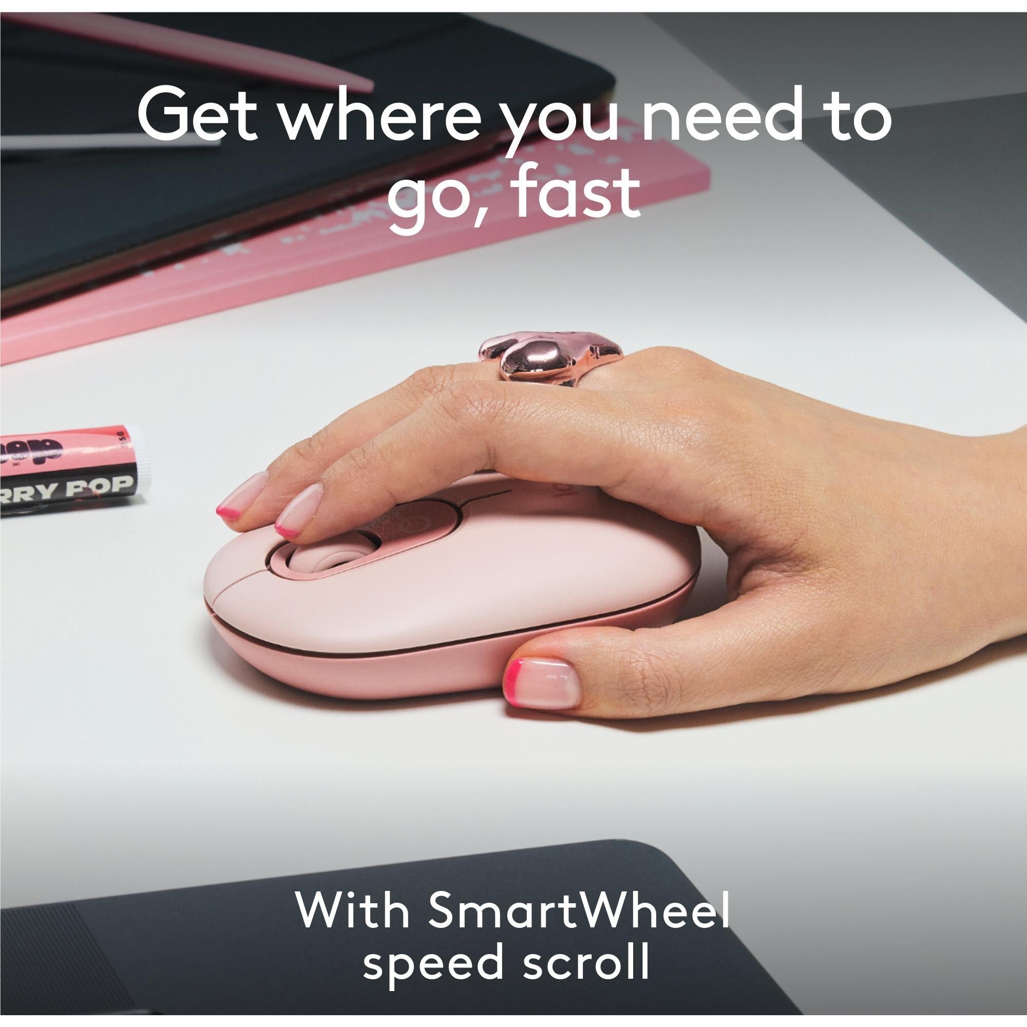 Logitech POP Mouse (Rose)