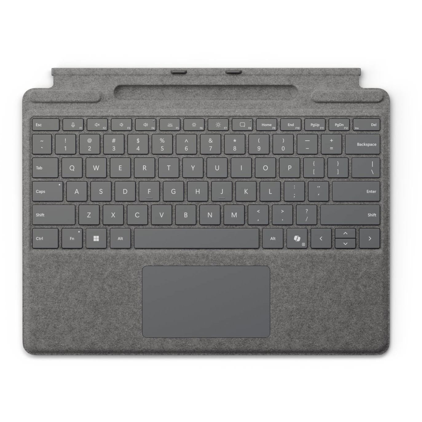 Microsoft Surface Pro 13 Inch Keyboard with Pen Storage (Platinum)