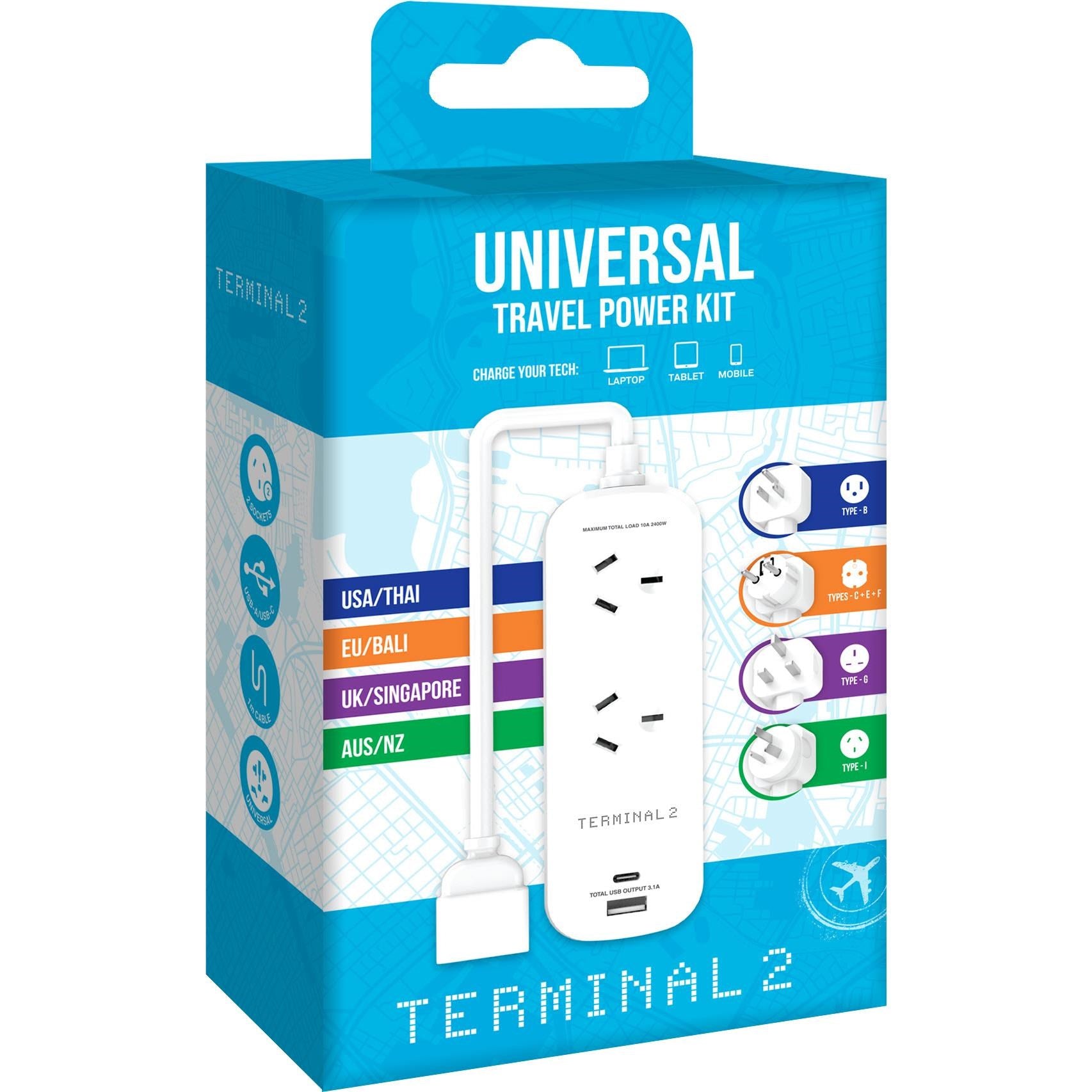 Terminal 2 Universal Portable Power Kit