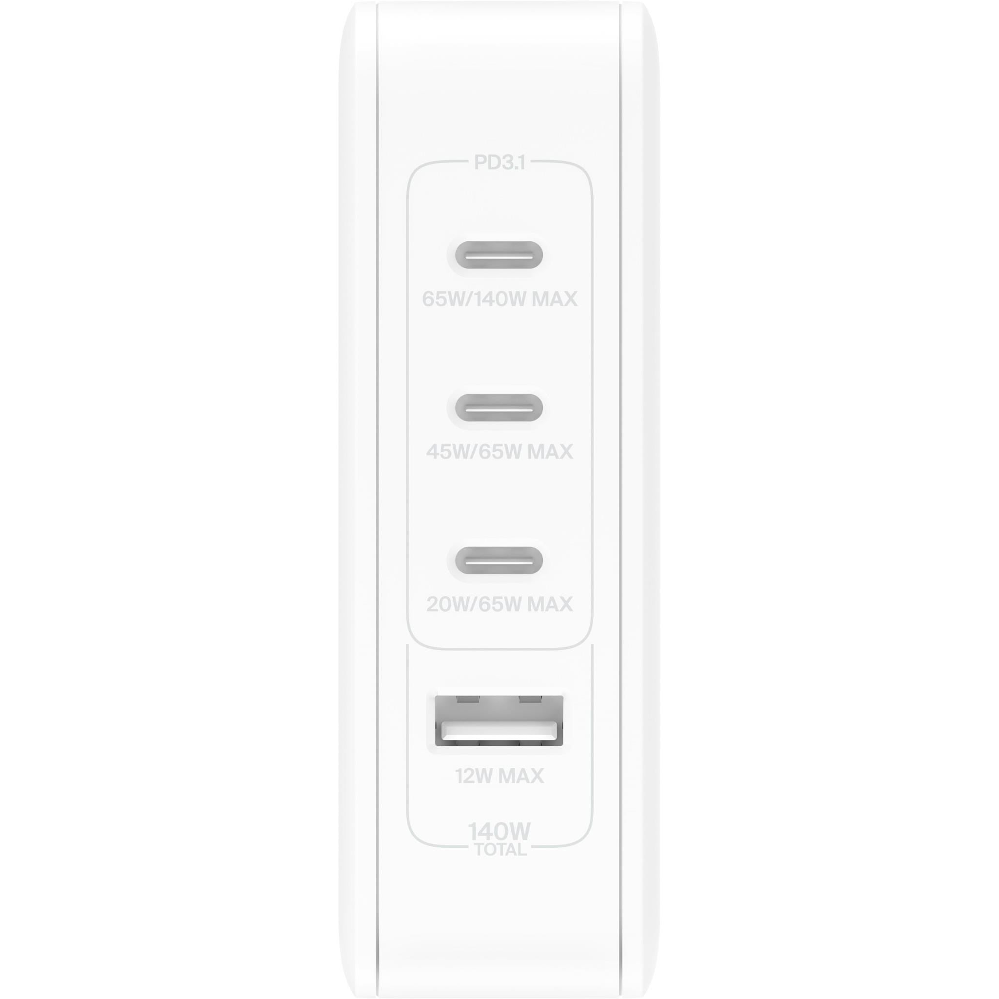 Belkin BoostCharge Pro 4-Port GaN 140W Wall Charger