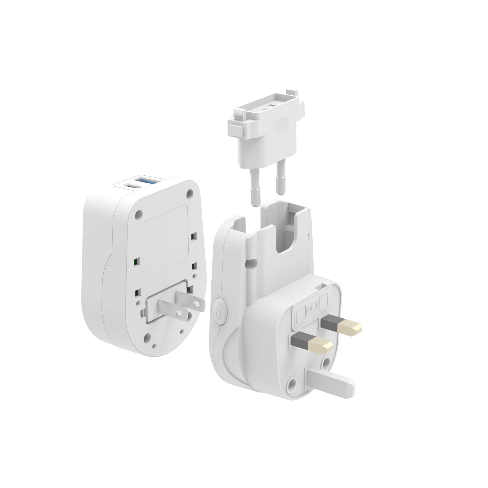 Jackson Outbound Universal Travel Adapter with USB-A/C