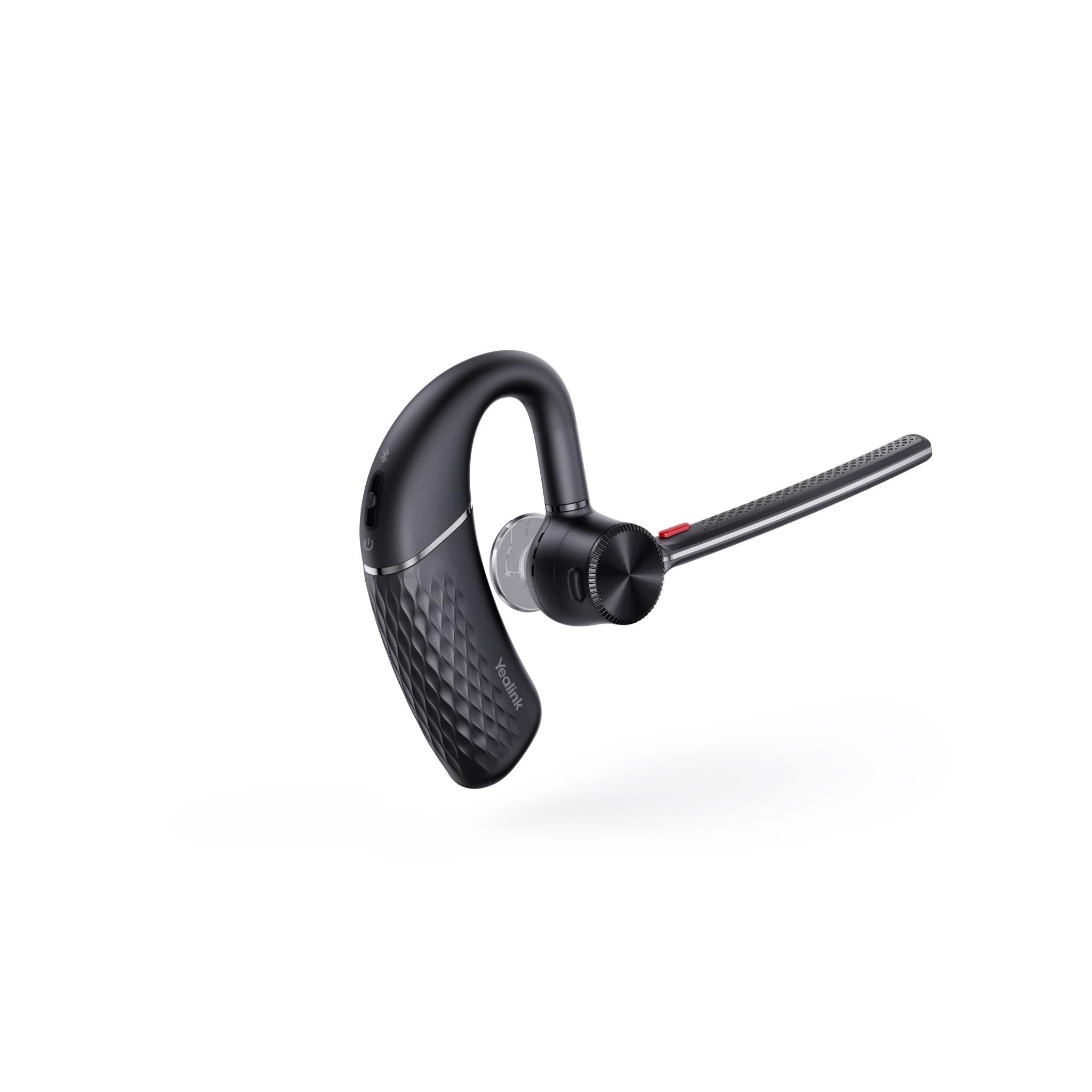 Yealink BH71-P-C/A BH71 MS Mono Bluetooth Headset with Charge Case Mobile & PC Use USB-A (Black)