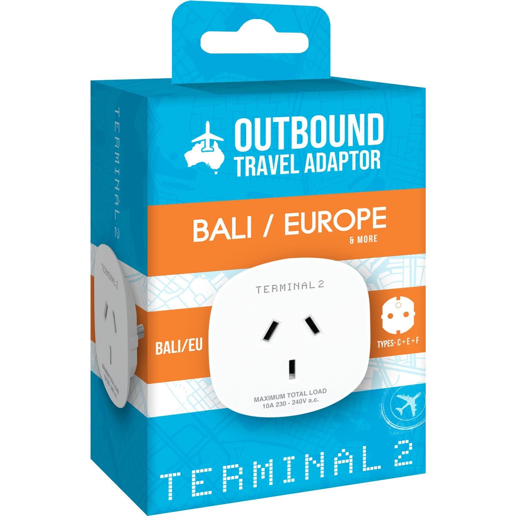 Terminal 2 Travel Adaptor (Europe) V2