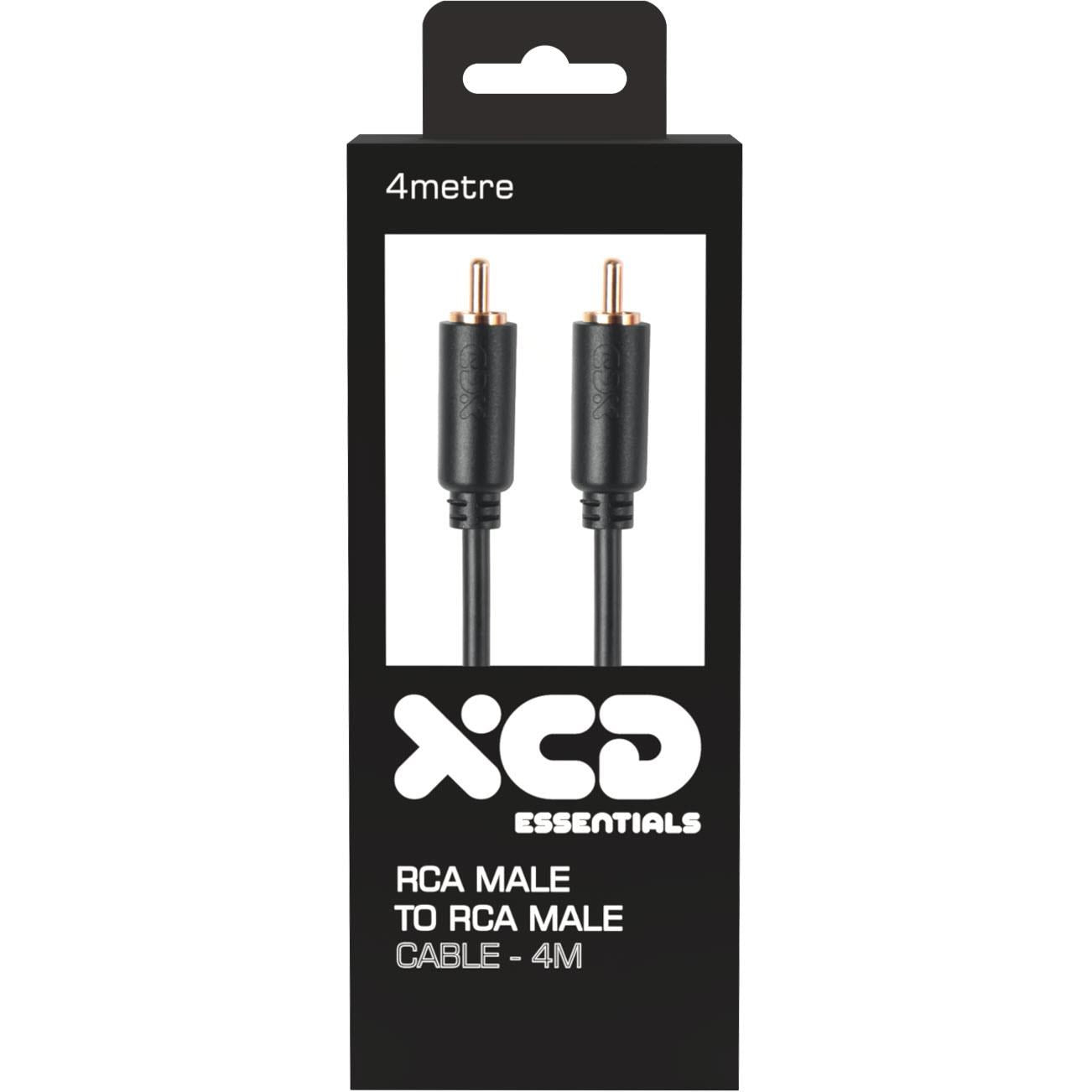 XCD Essentials 4m Male to Male RCA Cable V2