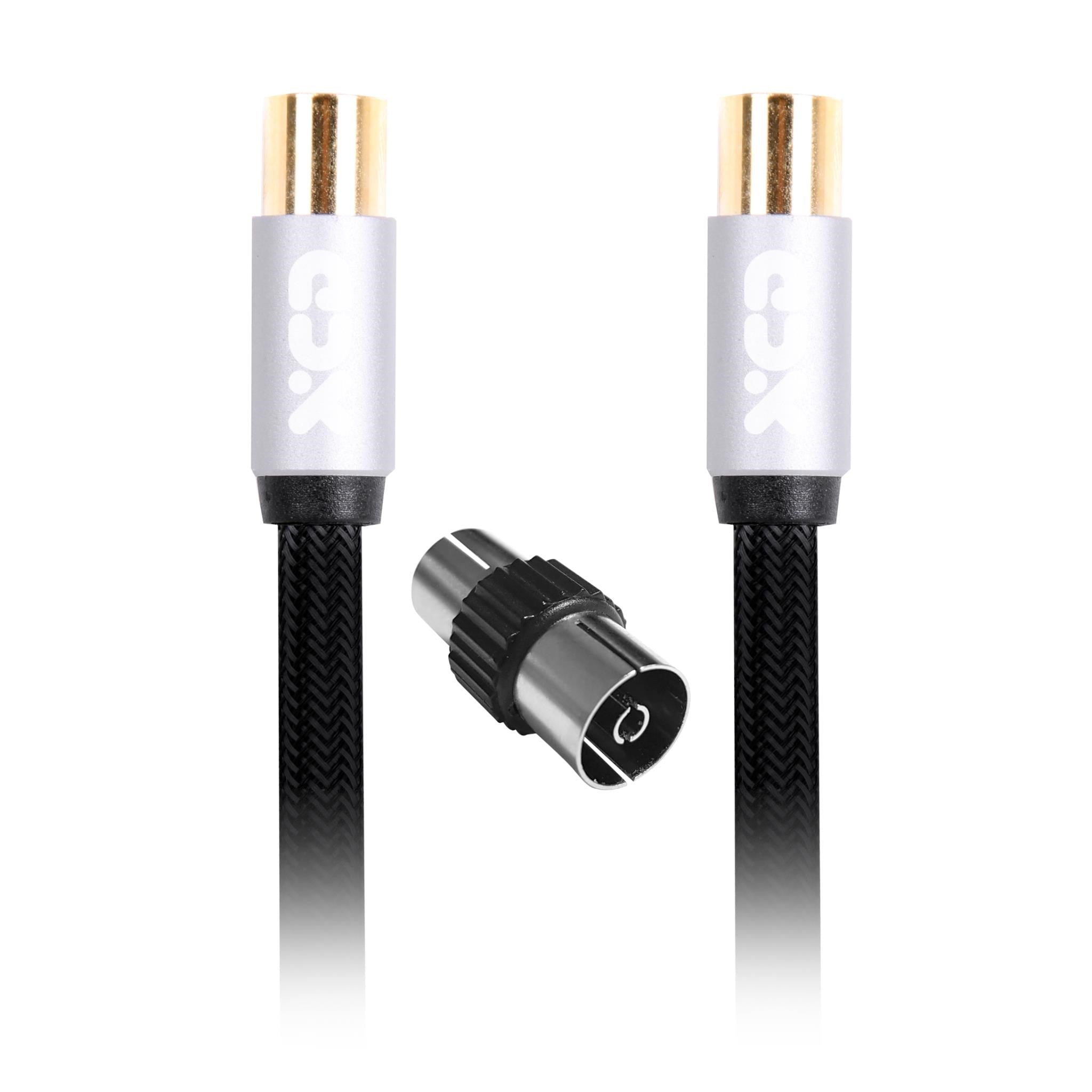 XCD RF TV Antenna Cable with Joiner 8M