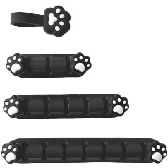 Playmax Paw Print Cable Mangement (Black/White)