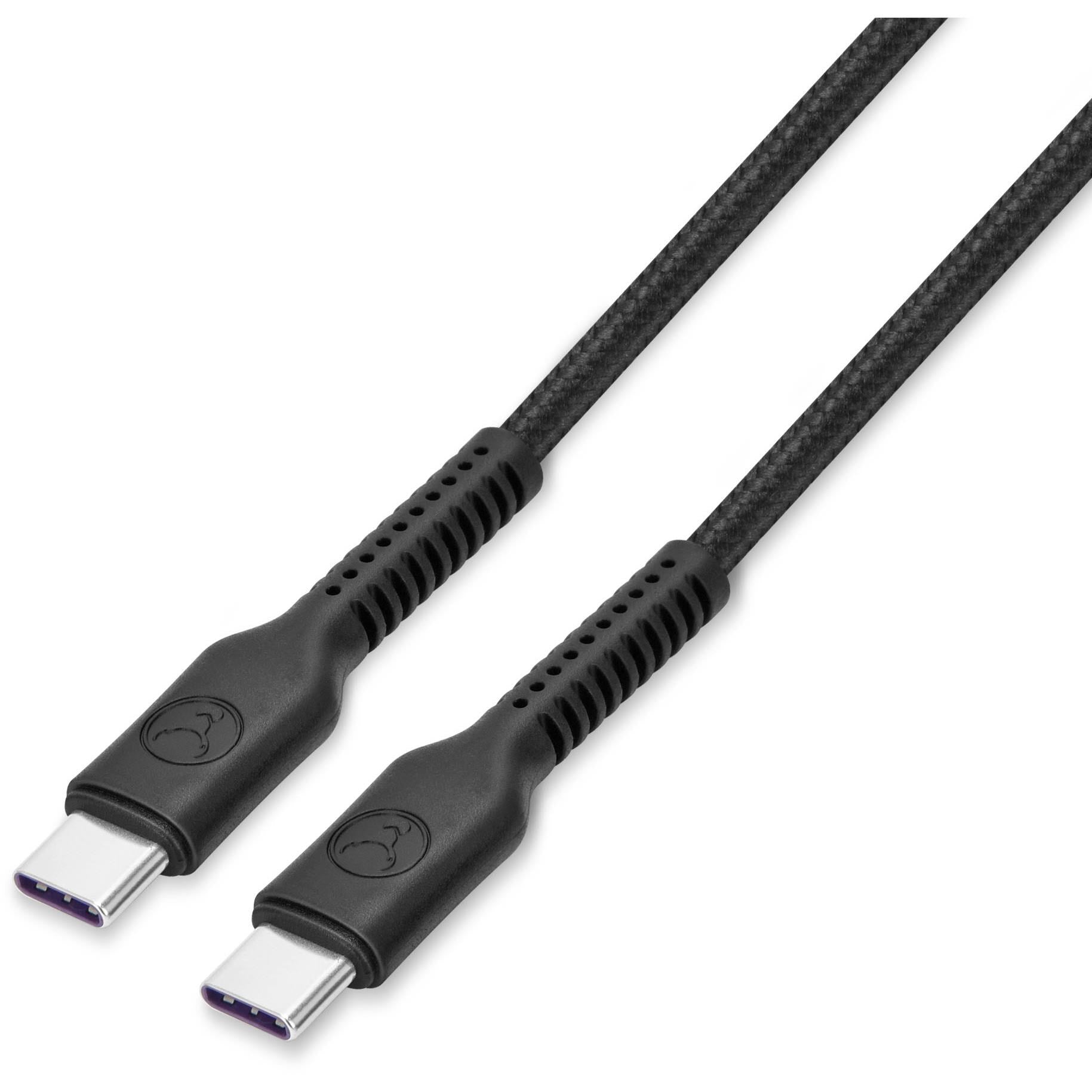 Bonelk Long- Life Easy-Grip USB-C to USB-C 1.5m Cable (Black)