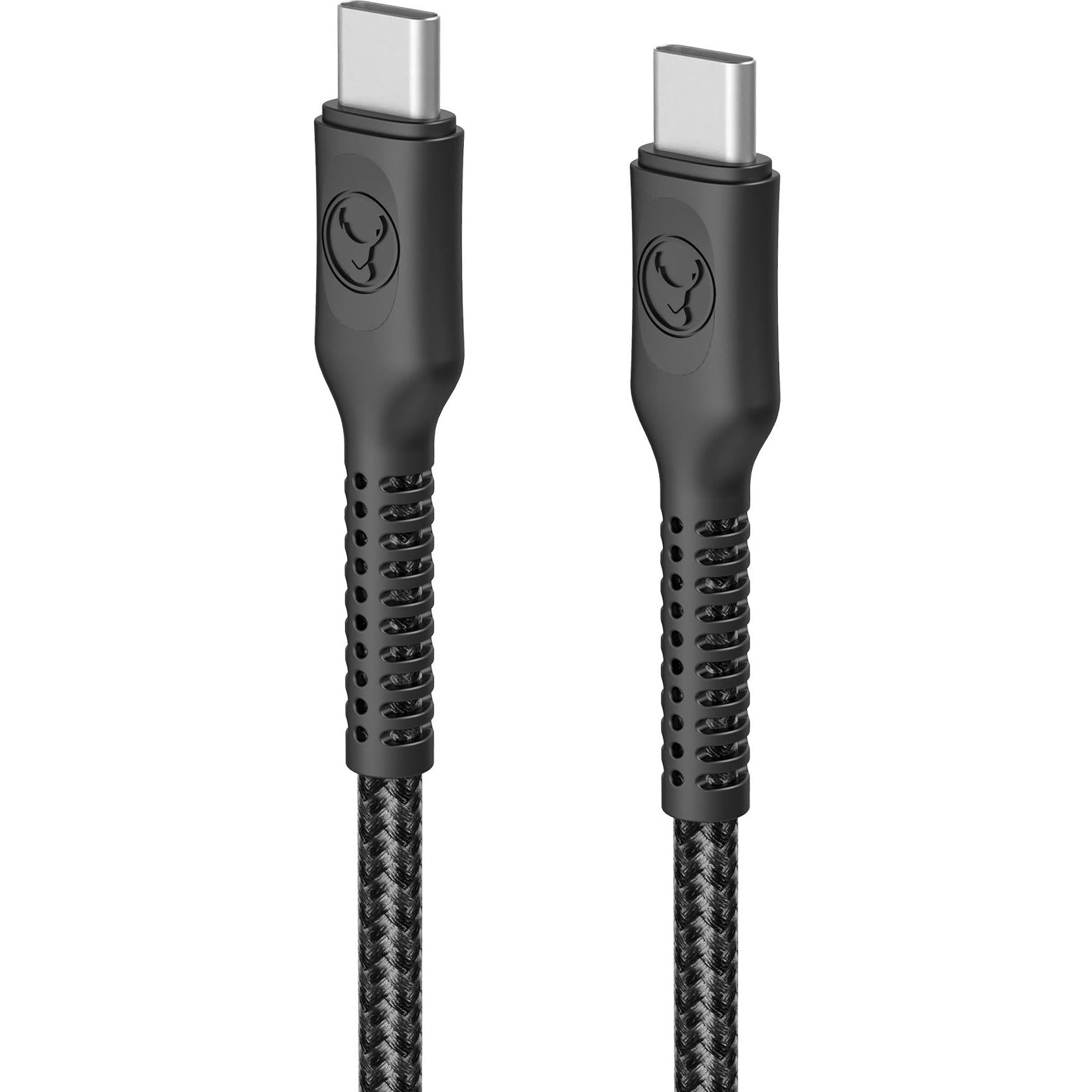 Bonelk Long- Life Easy-Grip USB-C to USB-C 1.5m Cable (Black)