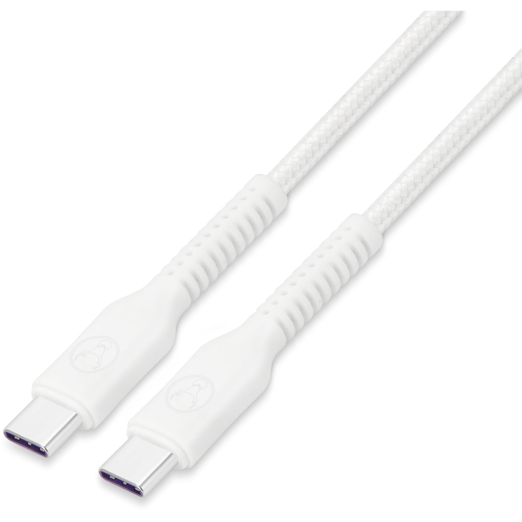 Bonelk Long-Life Easy-Grip USB-C to USB-C 1.5m Cable (White)