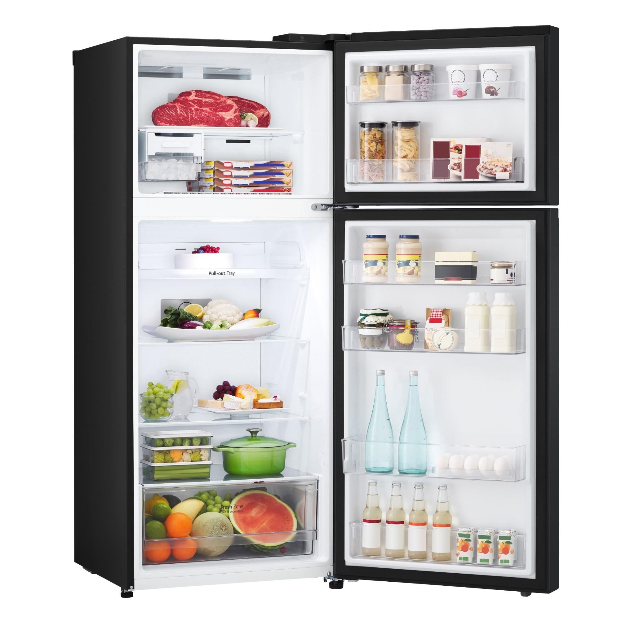 LG GT-5MB 375L Top Mount Fridge (Matte Black)