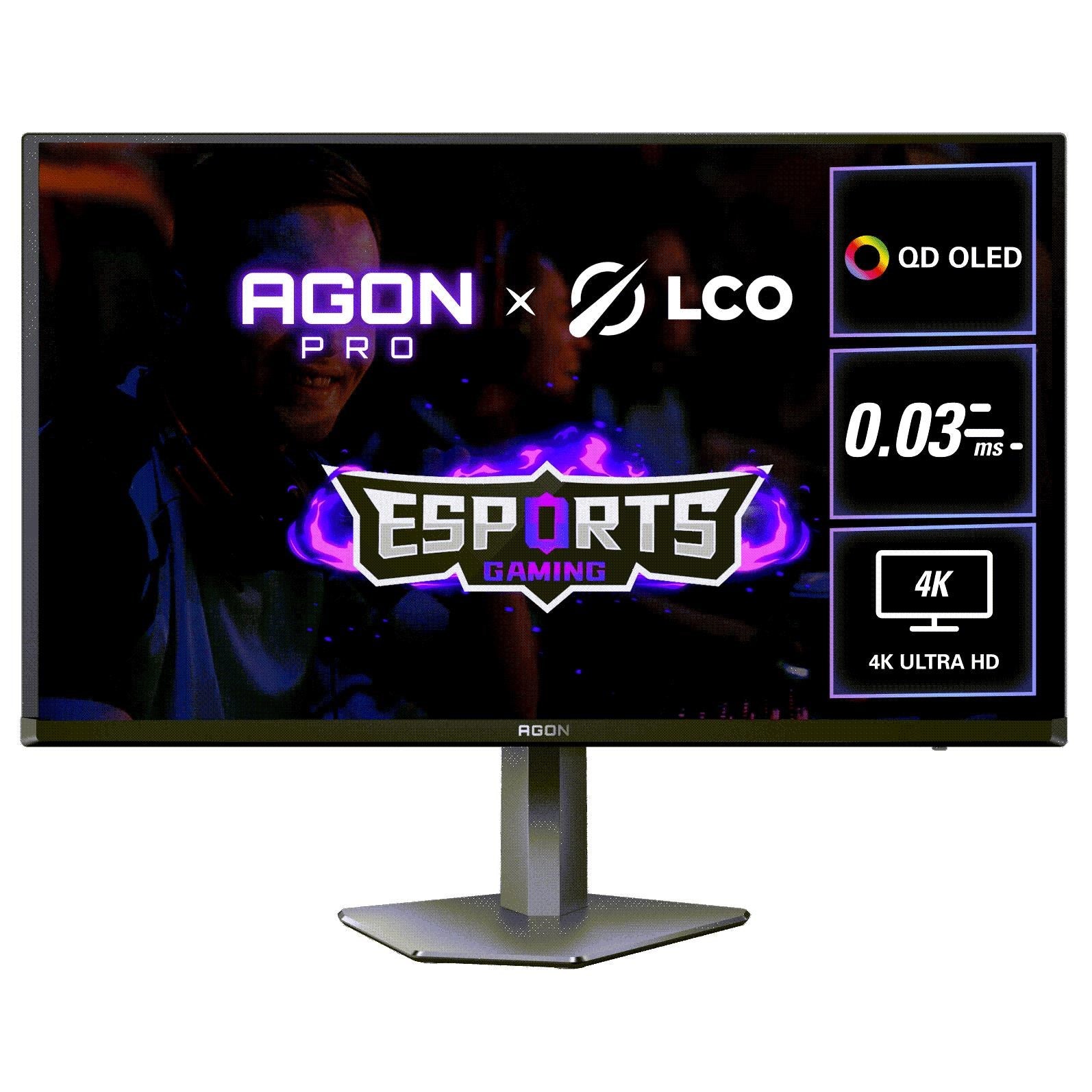 AOC AGON AG326UD 31.5' 4K UHD QD-OLED 165Hz Gaming Monitor
