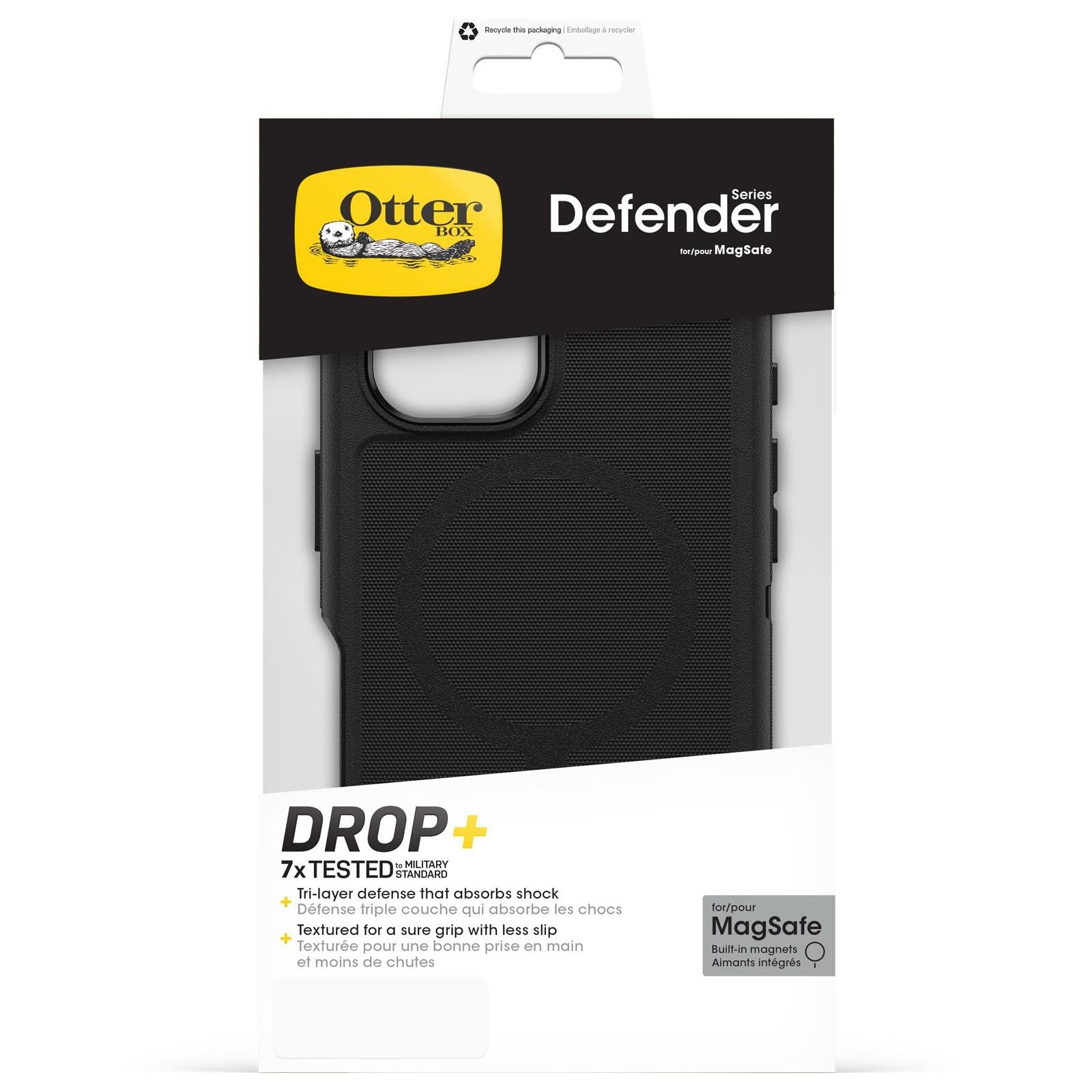 Otterbox Defender MagSafe Case for iPhone 16 (Black)