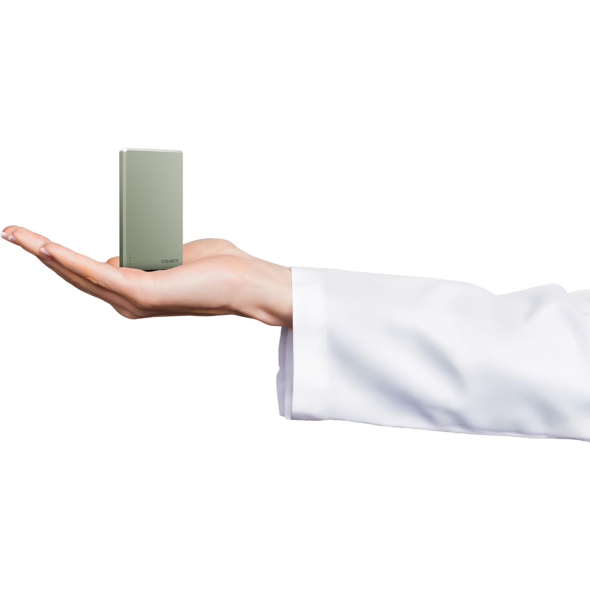 Cygnett Charge Connect 5K Magnetic Slim Power Bank (Green)