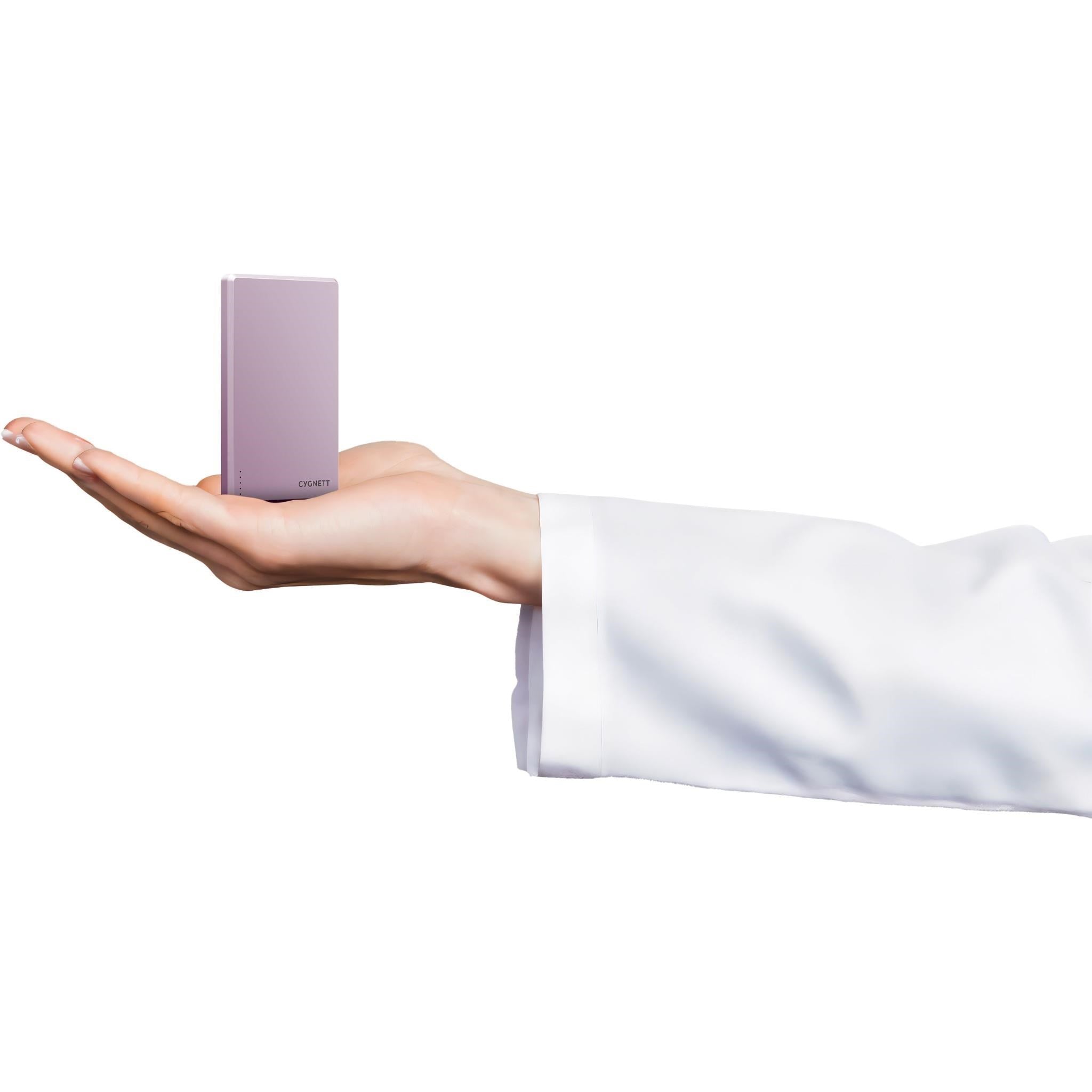 Cygnett Charge Connect 5K Magnetic Slim Power Bank (Pink)