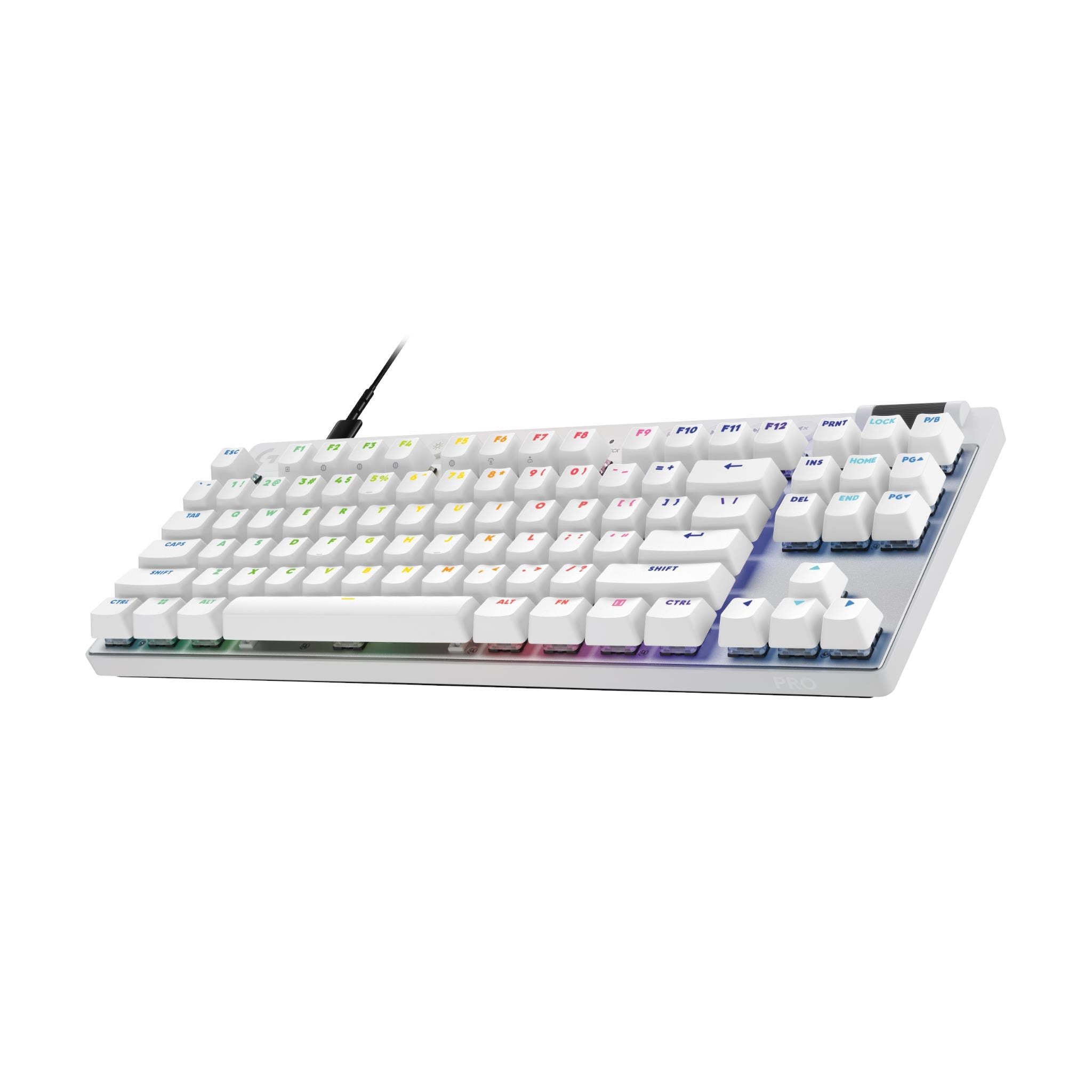 Logitech G PRO X TKL RAPID Tenkeyless Gaming Keyboard with Magnetic Analog Switches (White)