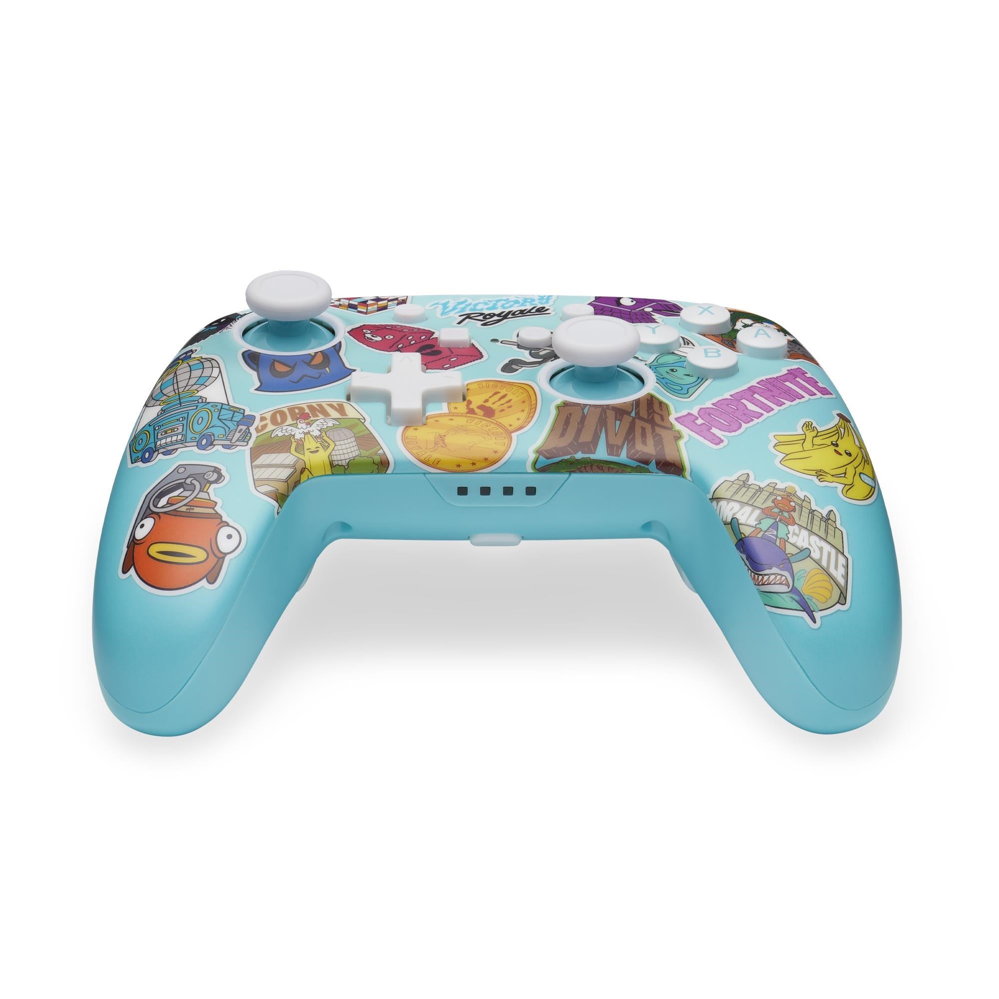 PowerA Enhanced Wireless Controller for Nintendo Switch (Fortnite Sticker Mania)