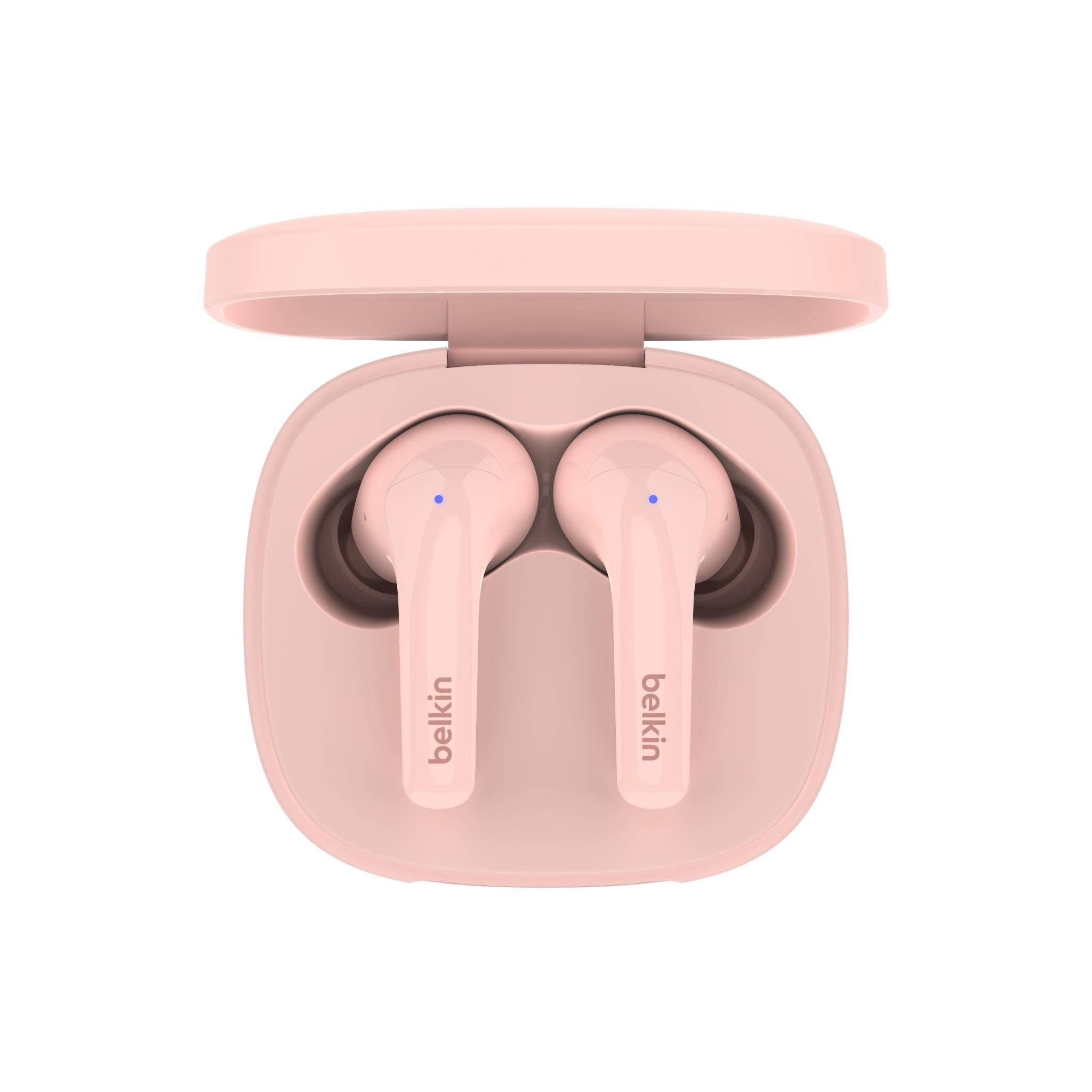 Belkin SoundForm Motion 2 True Wireless Headphones (Pink)