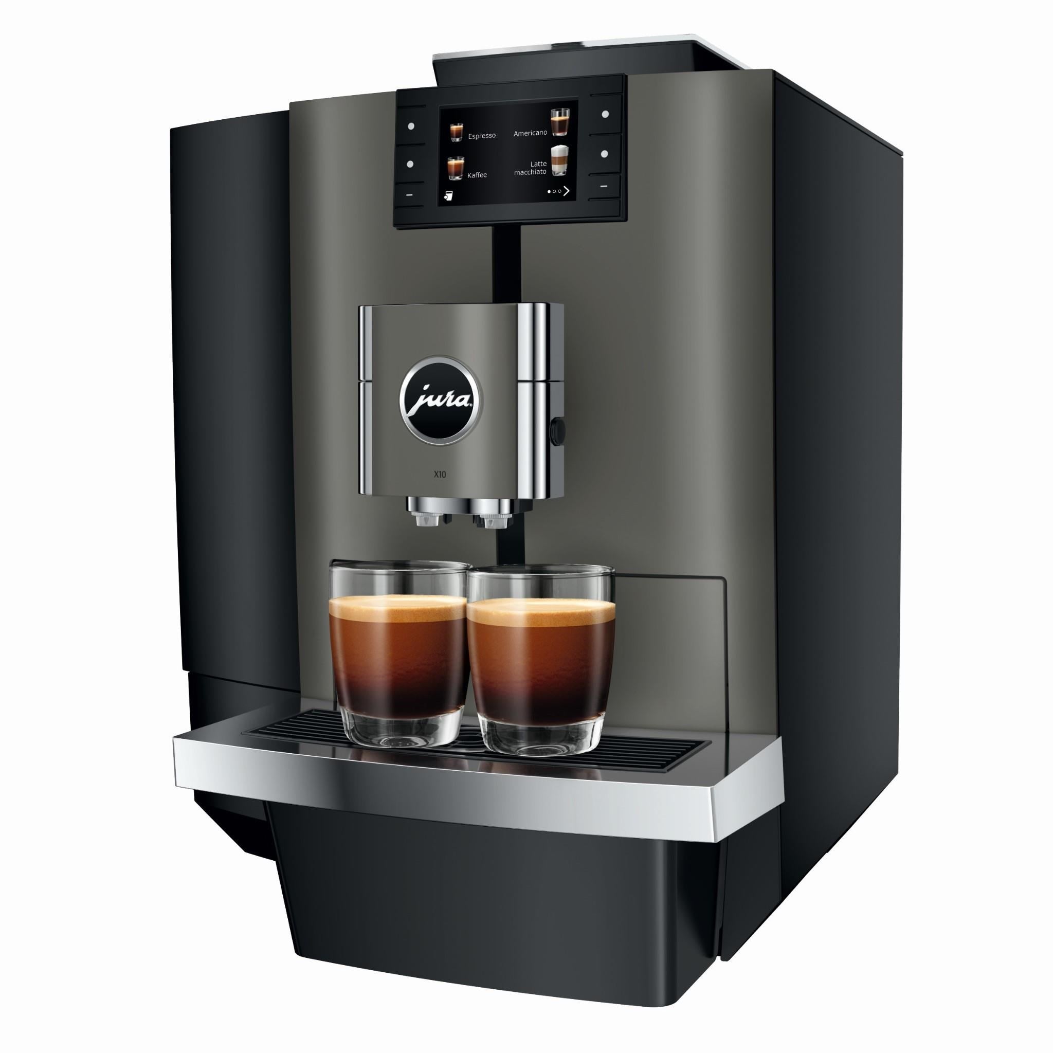 Jura 15668 X10 Professional Automatic Coffee Machine (Dark Inox)