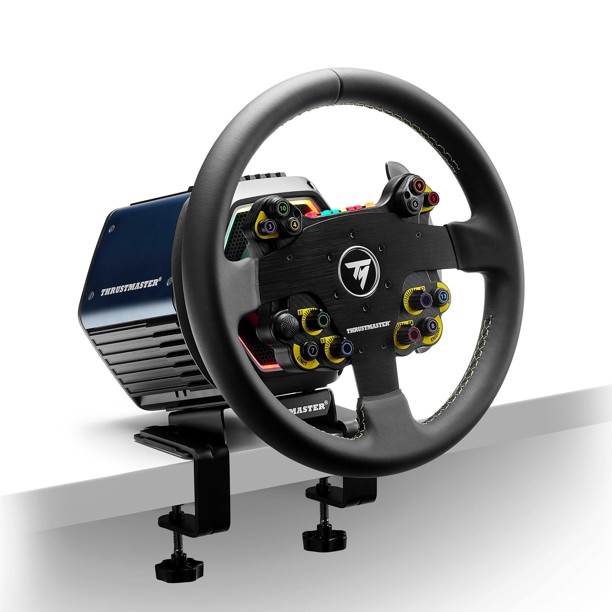 Thrustmaster EVO Racing 32R Leather. Round Leather-Wrapped Wheel Rim & Detachable Hub