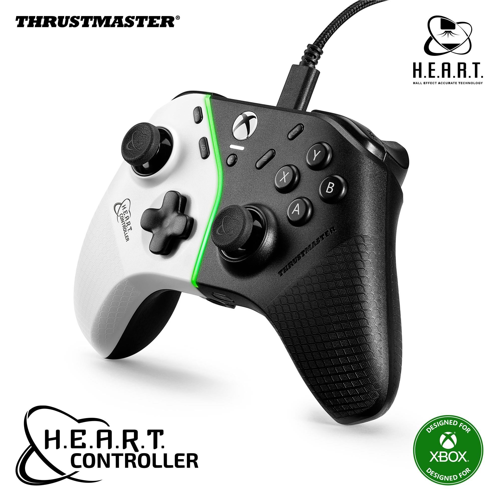 Thrustmaster H.E.A.R.T. Controller. Hall Effect Gamepad with Anti-drift Technology for Xbox & PC