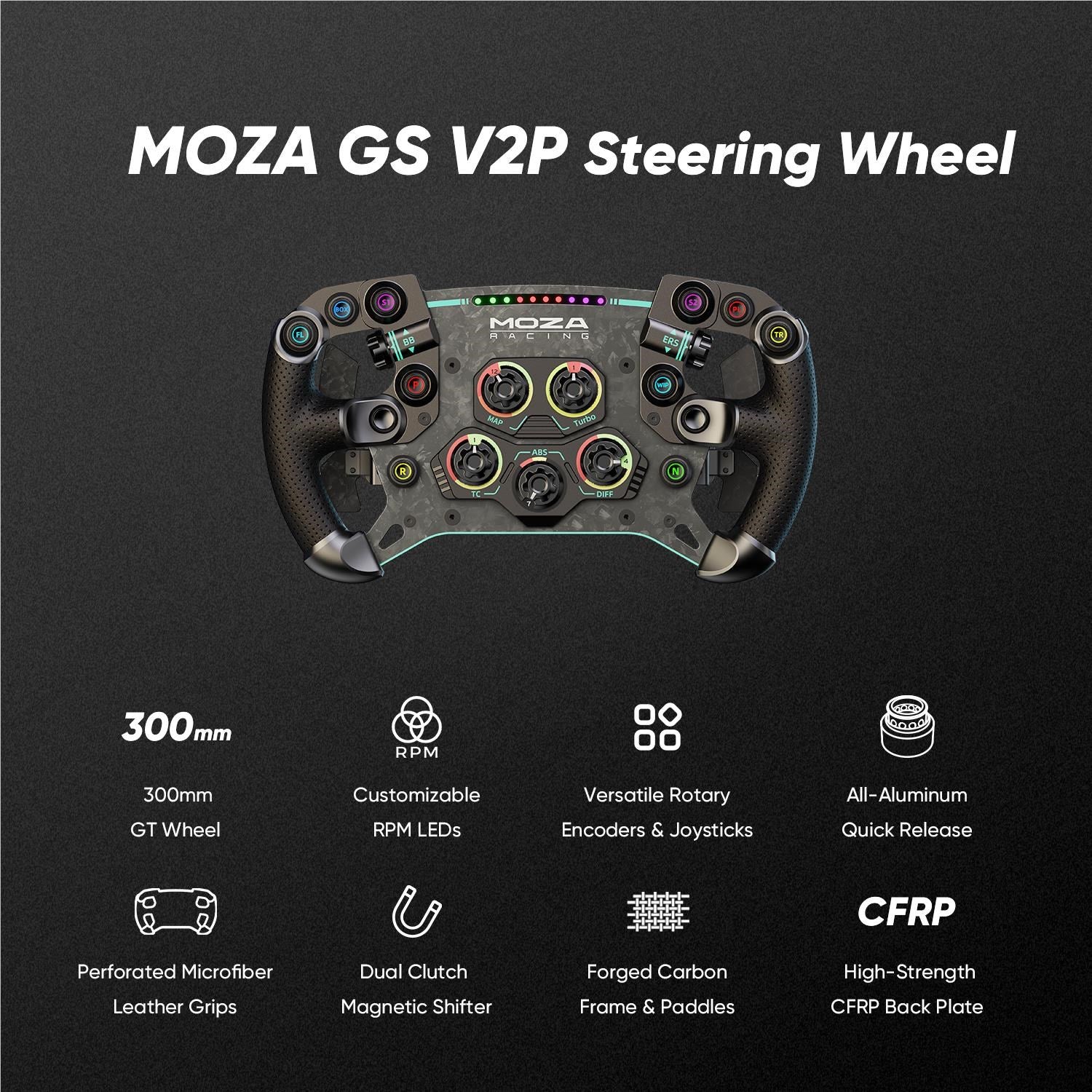 MOZA GS V2P GT Steering Wheel