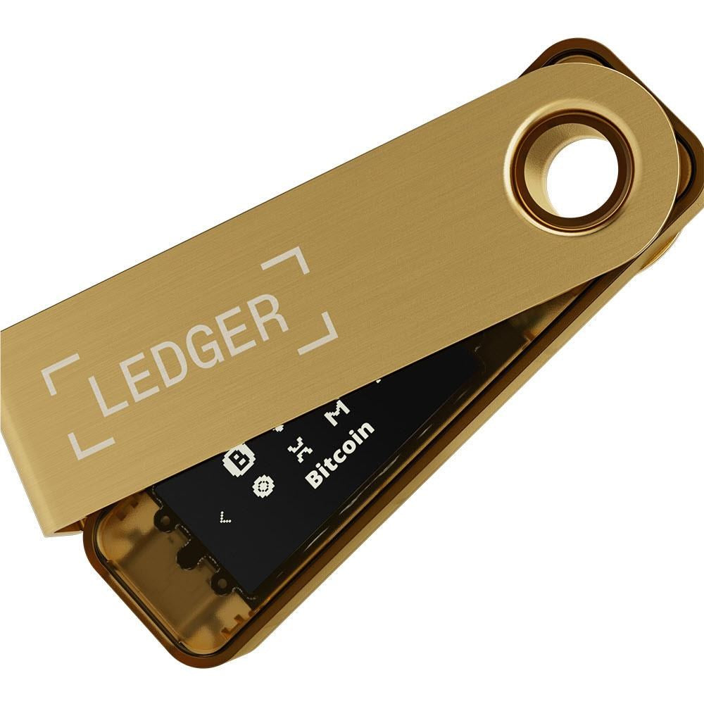 Ledger Nano S Plus Crypto Hardware Wallet (Gold)
