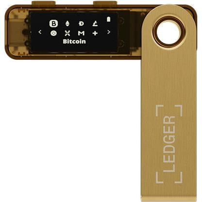 Ledger Nano S Plus Crypto Hardware Wallet (Gold)
