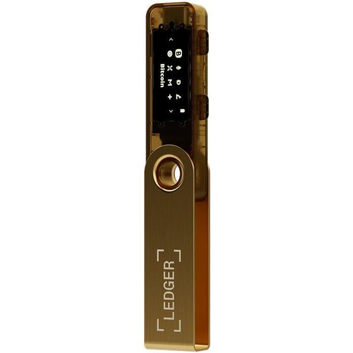 Ledger Nano S Plus Crypto Hardware Wallet (Gold)