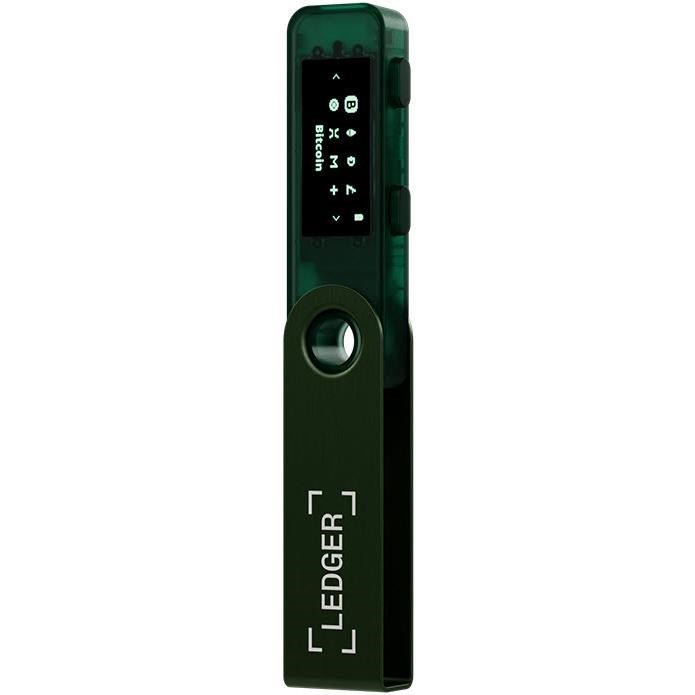 Ledger Nano S Plus Crypto Hardware Wallet (Emerald Green)