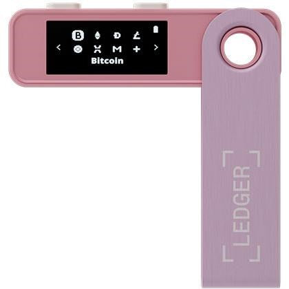 Ledger Nano S Plus Crypto Hardware Wallet (Pastel Pink)